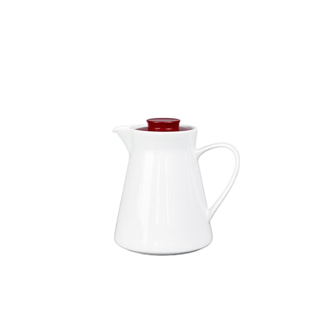 Jug, white porcelain, Melitta, Germany, 1970s. - DIMENSION