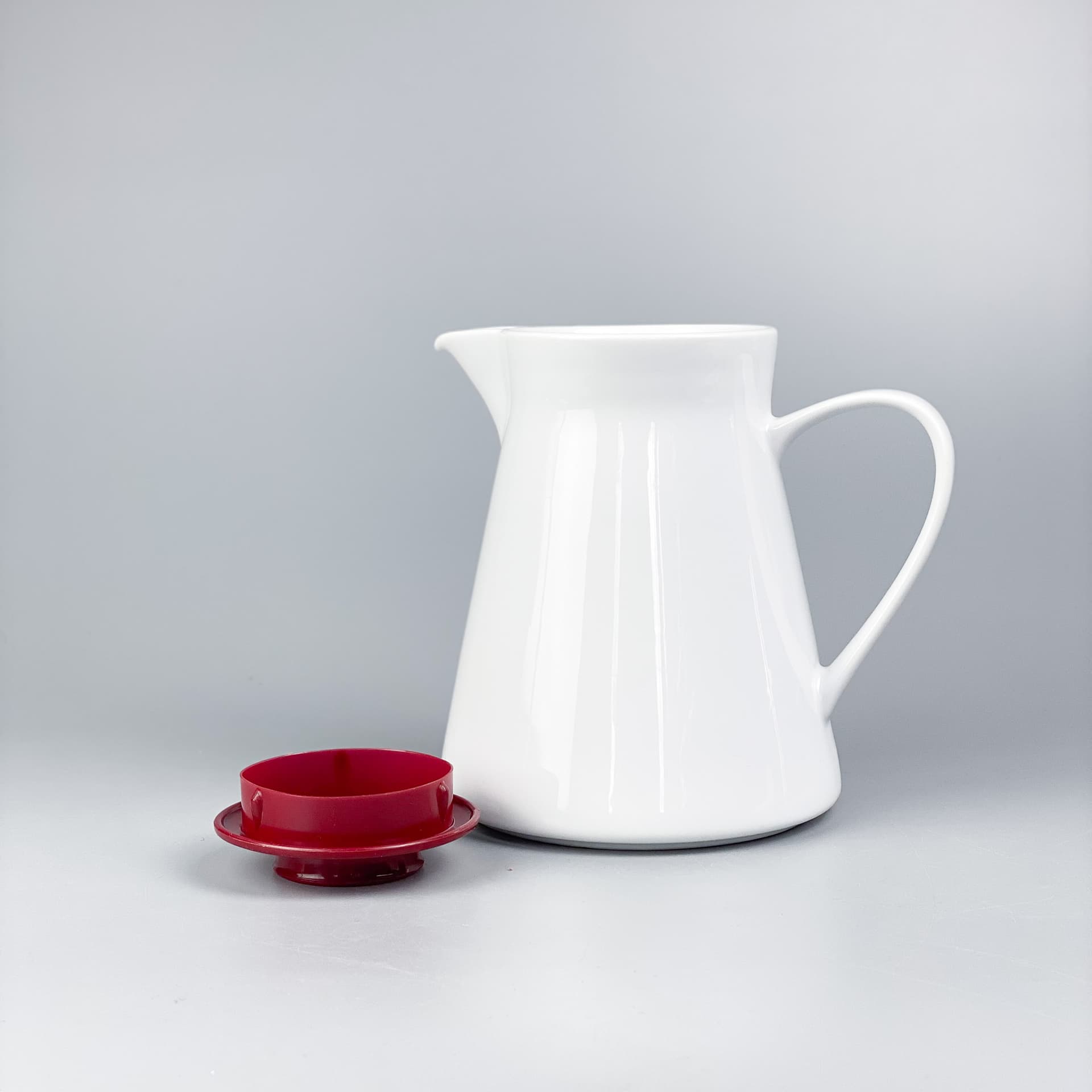 Jug, white porcelain, Melitta, Germany, 1970s. - 98953