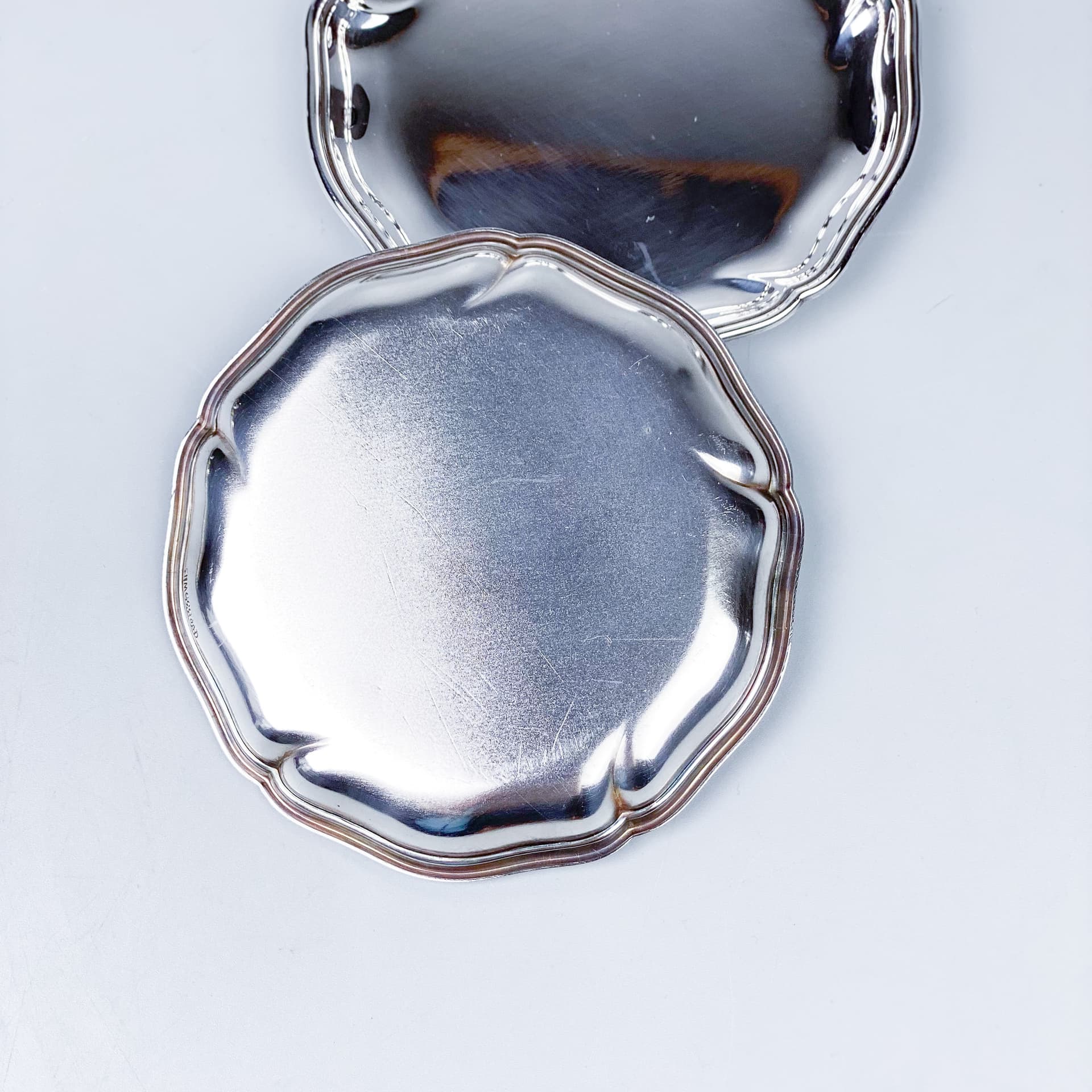 Para talerzyków secesyjnych, srebro, Niemcy, początek XX w. - 98970