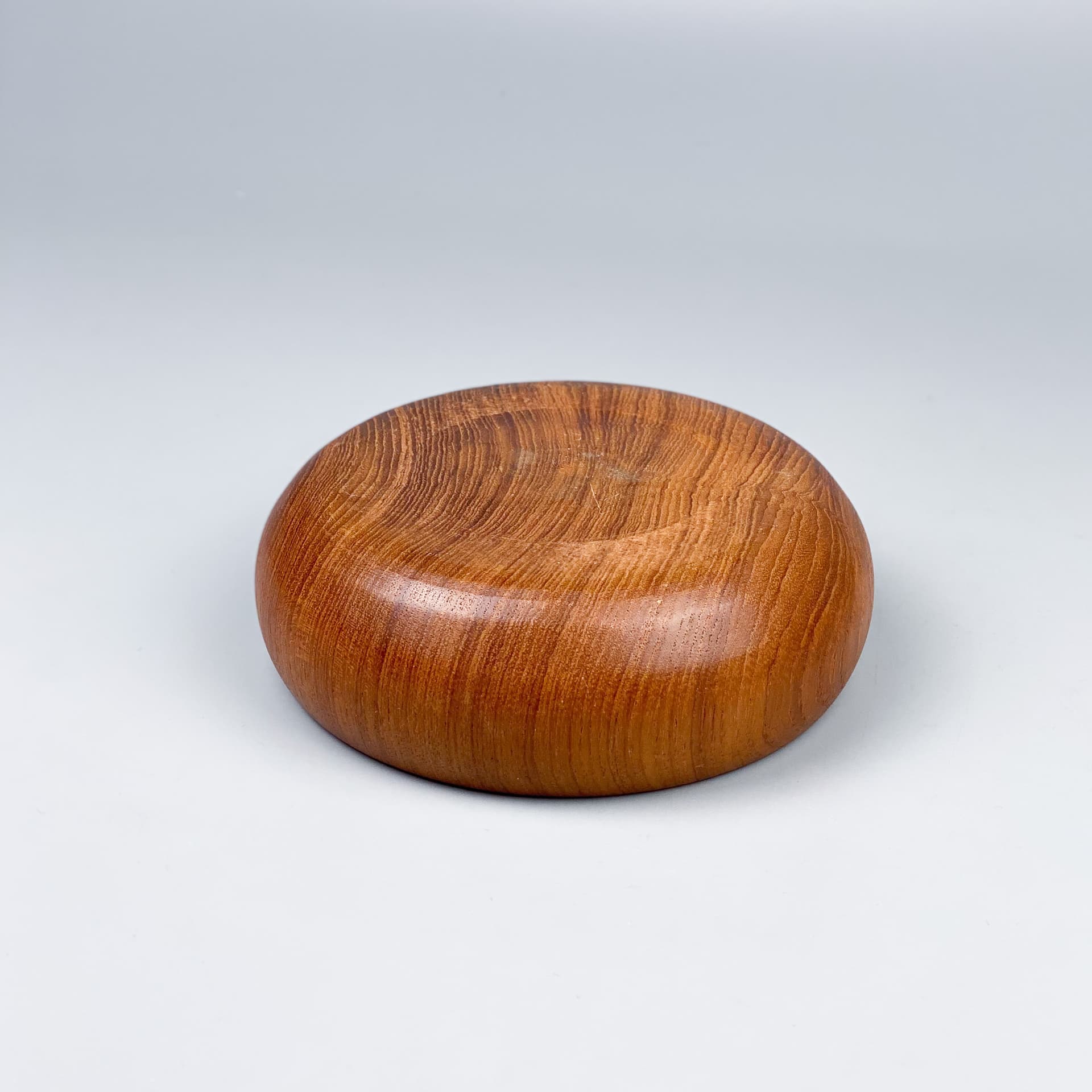 Bowl, brown teak, 1970s - 98978