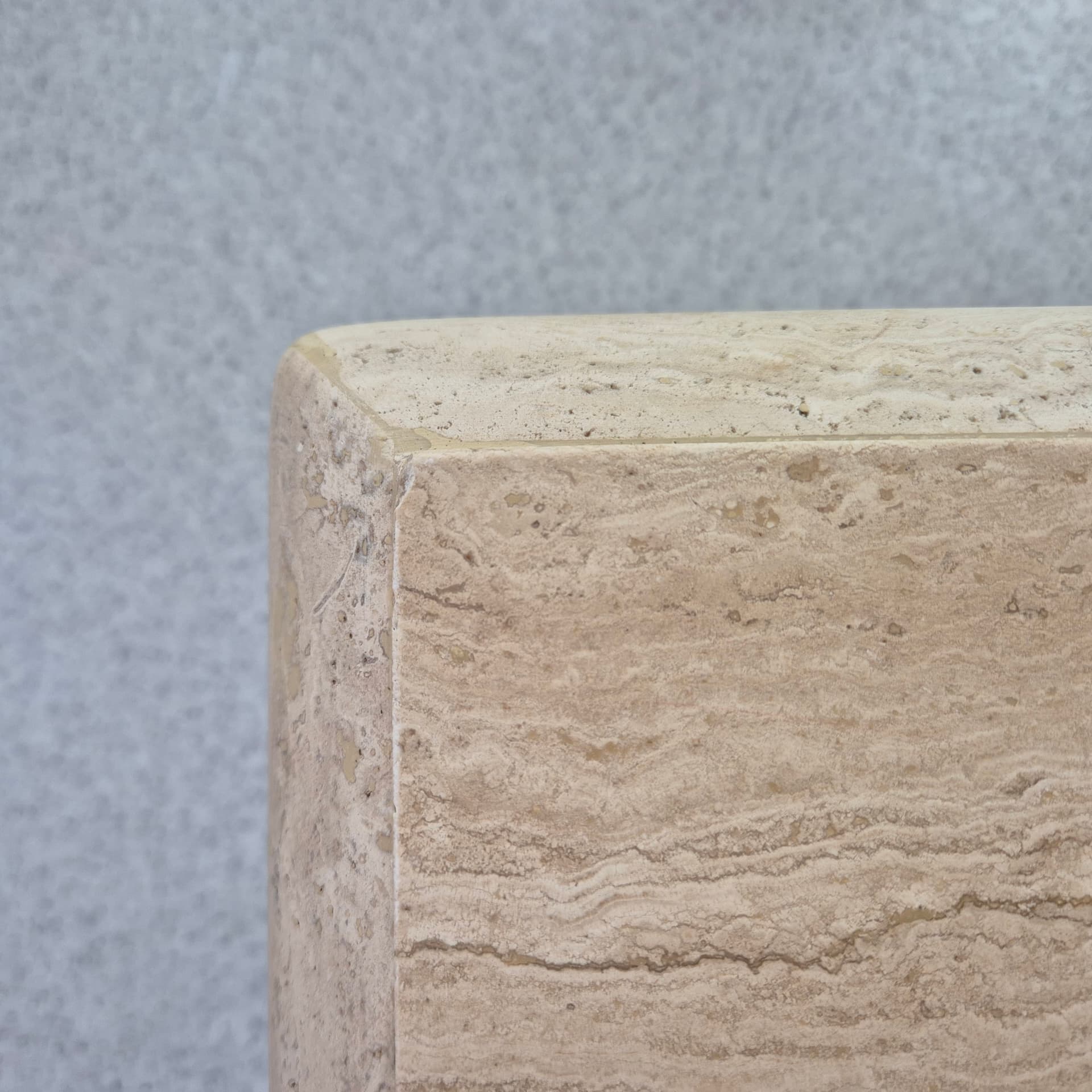 Stół kawowy z trawertynu, Włochy lata 70 - 99011