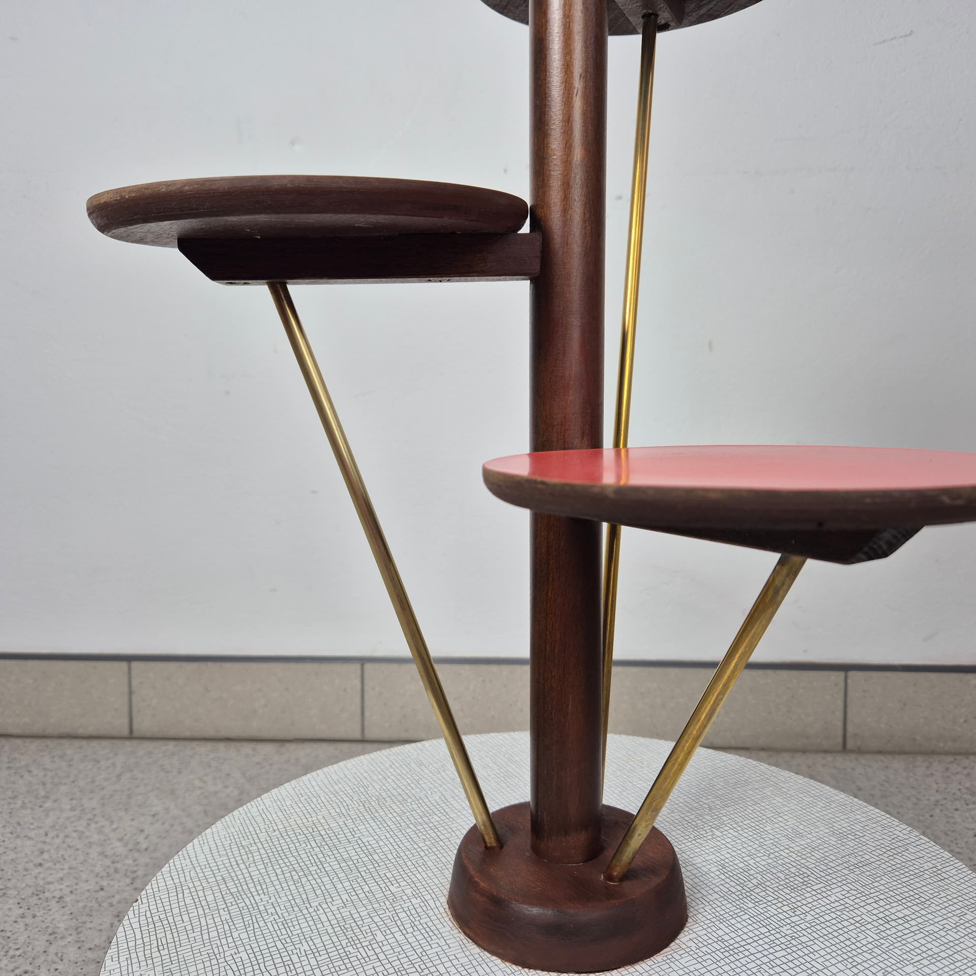 Piętrowy kwietnik w stylu Rockabilly, Ilse Möbel, Niemcy lata 60. - 99044