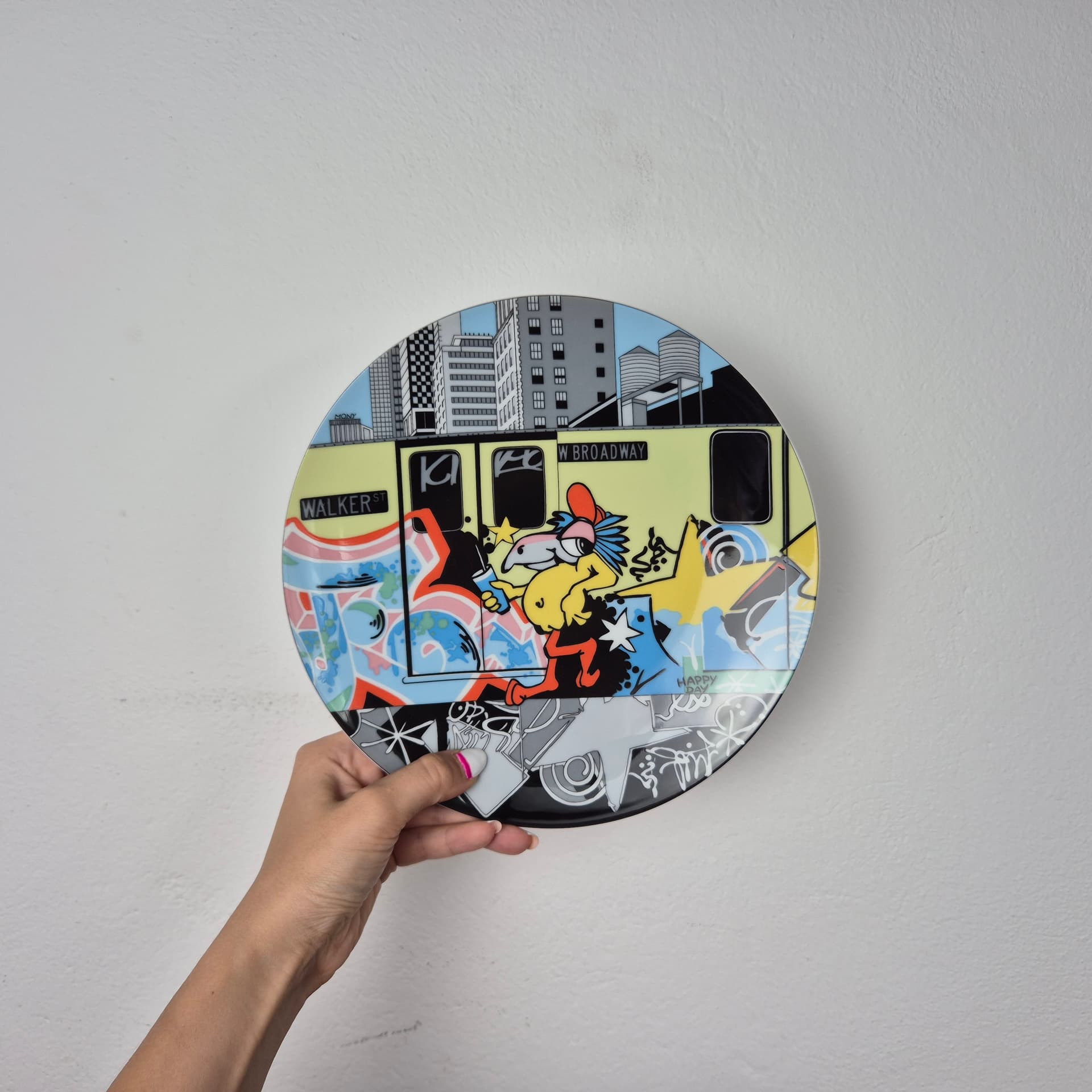 Porcelanowy talerz kolekcjonerski Rosenthal z serii Fun&More 'Brudny Harry', 1994 r. - 99064