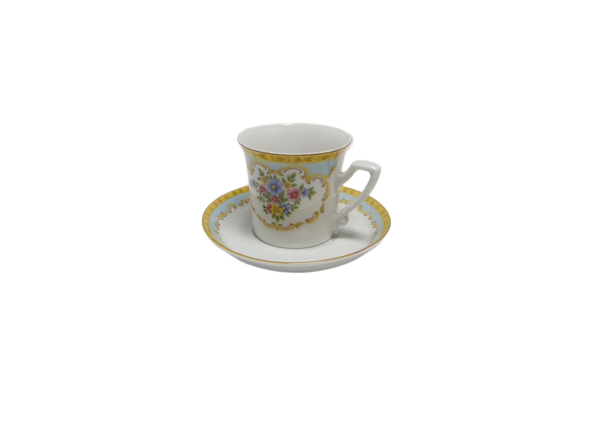 Filiżanka z talerzykiem, Art Nouveau, porcelana, Niemcy, lata 50. - 99143