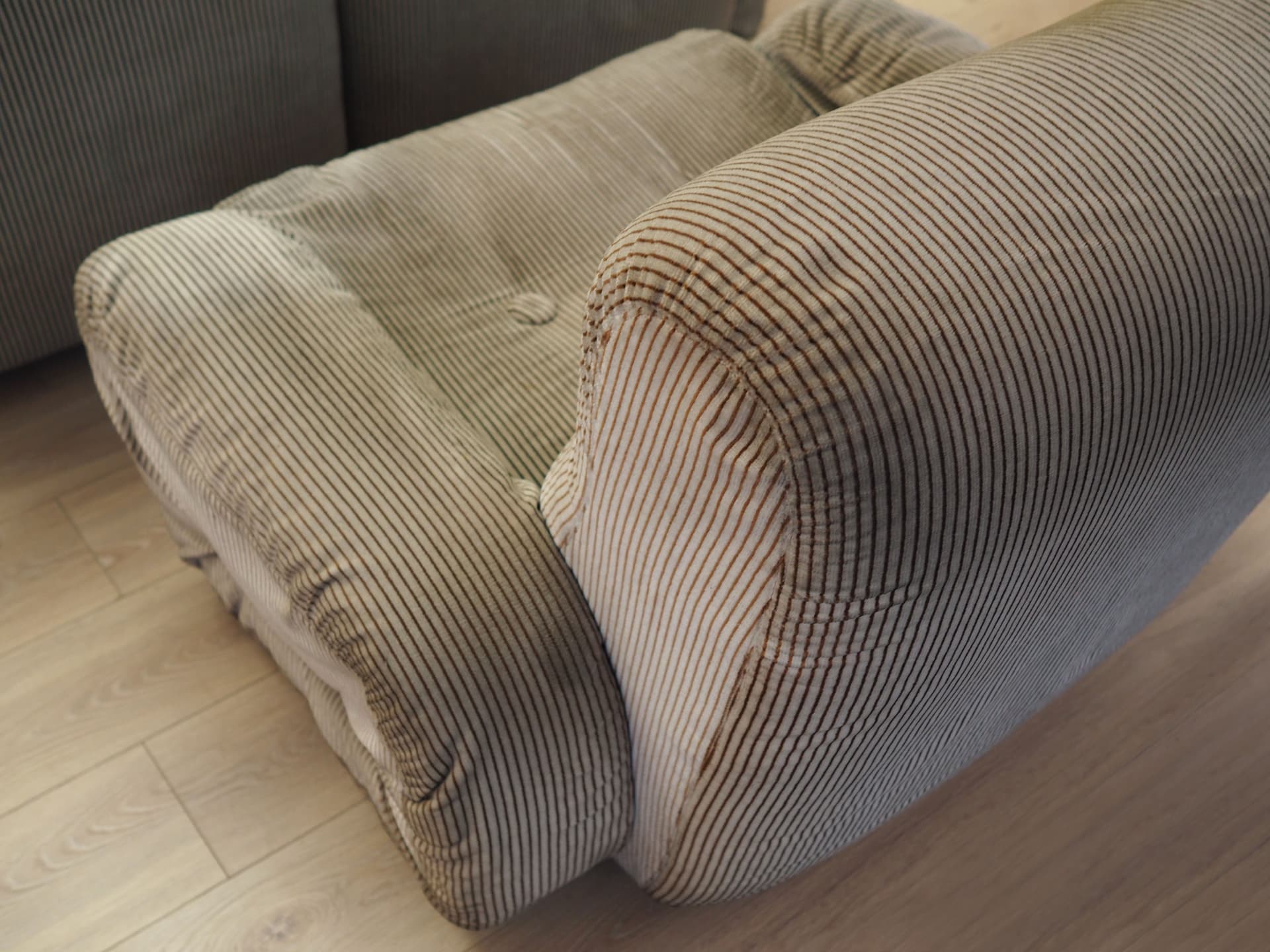 Sofa modułowa, sztruks szary, Włochy, lata 60. - 99157