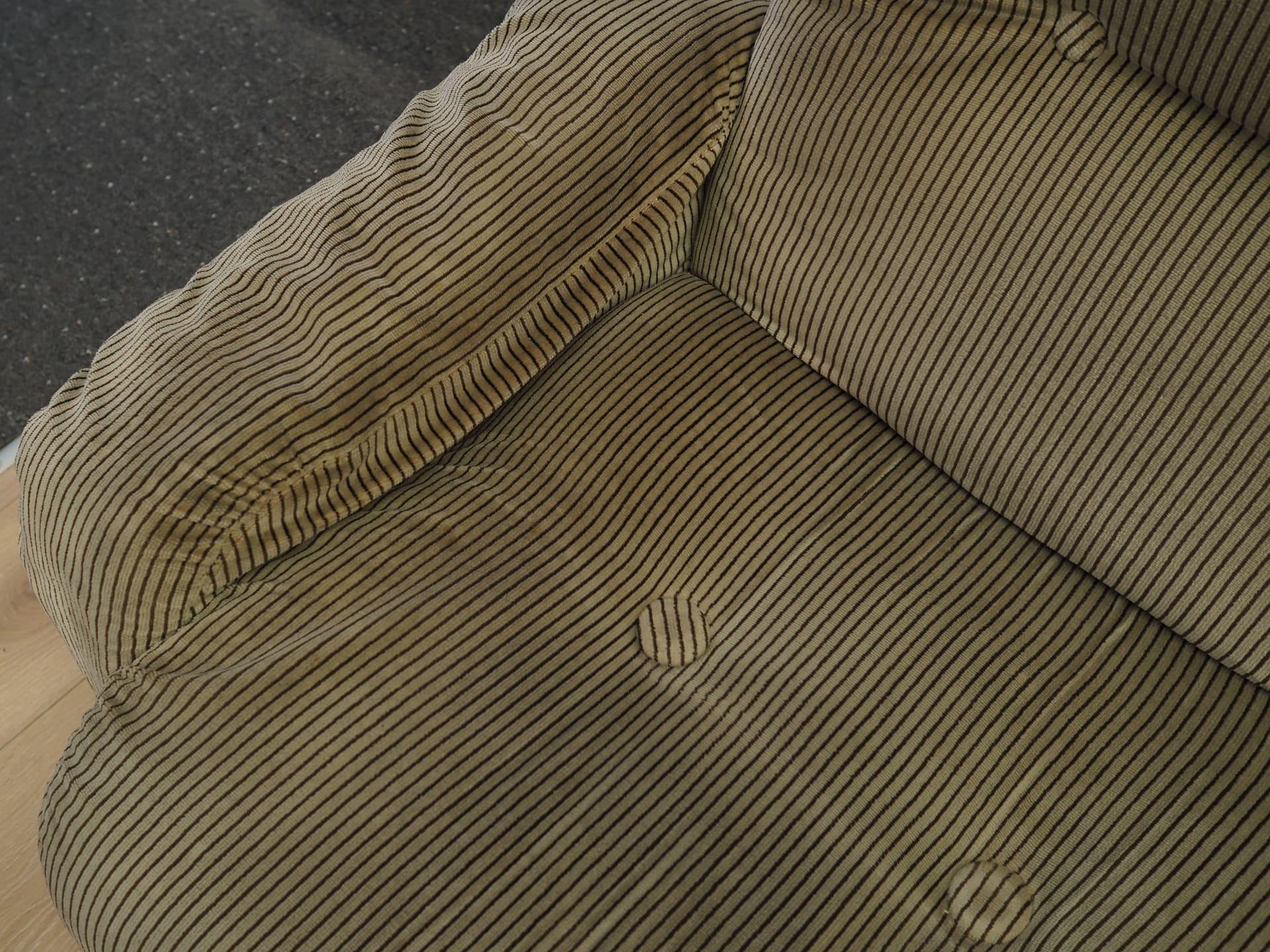 Sofa modułowa, sztruks szary, Włochy, lata 60. - 99160