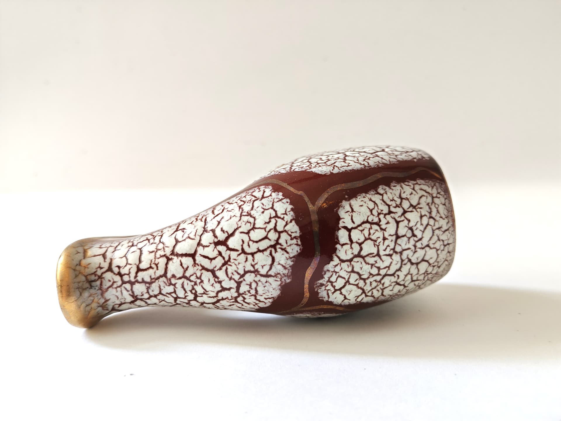 Wazon, bordowy, ceramika, Niemcy, lata 50. - 99231