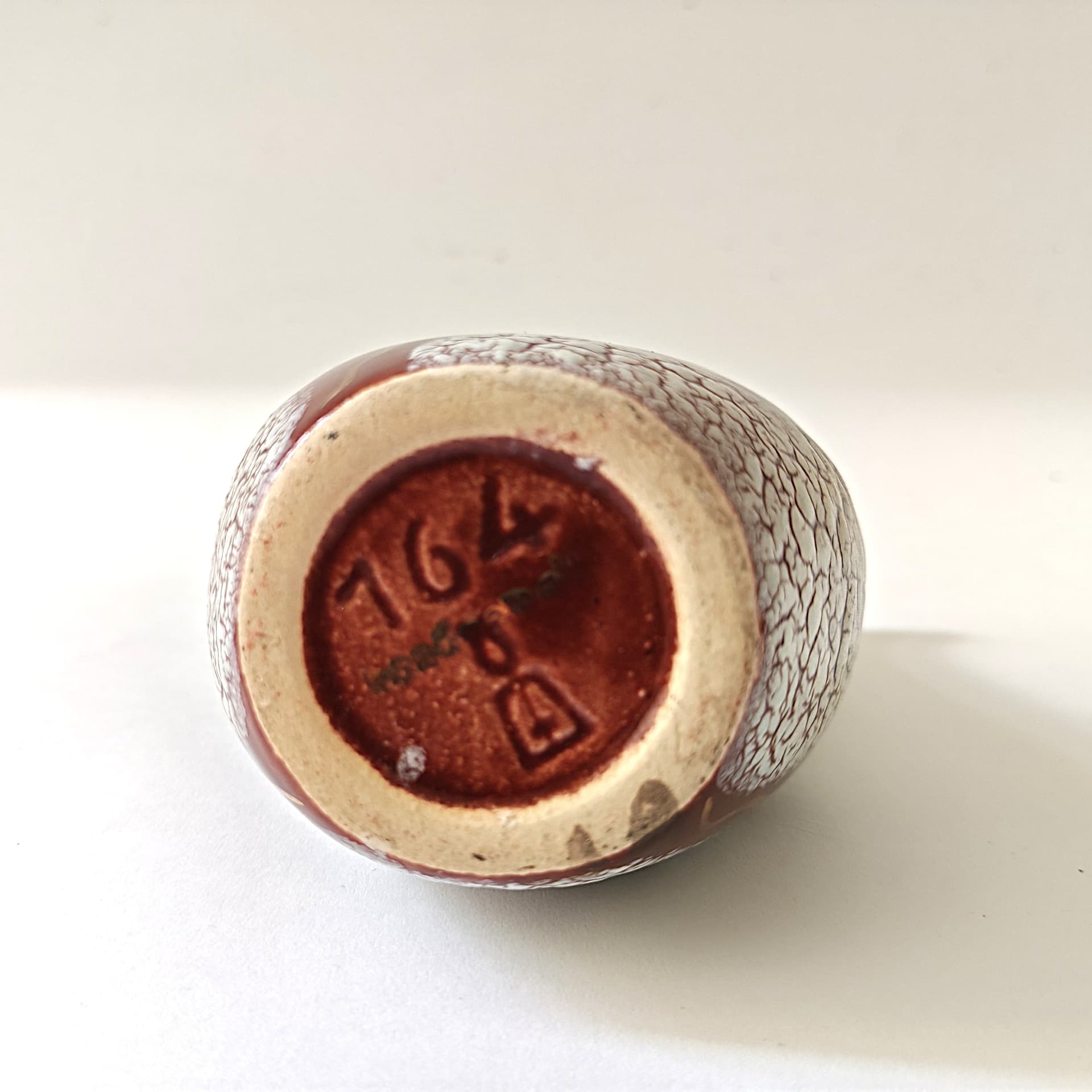 Wazon, bordowy, ceramika, Niemcy, lata 50. - 99230