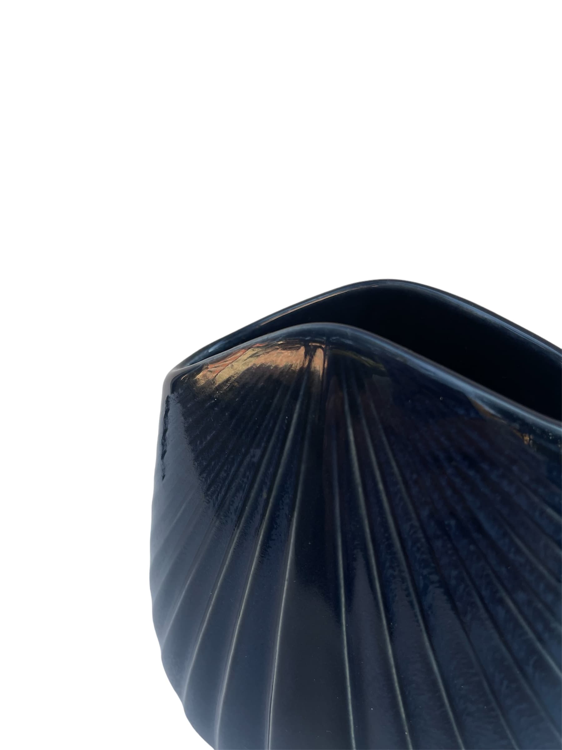 Granatowy wazon Studio Line, proj, M. Fussl, Rosenthal, lata 70/80. - 99272