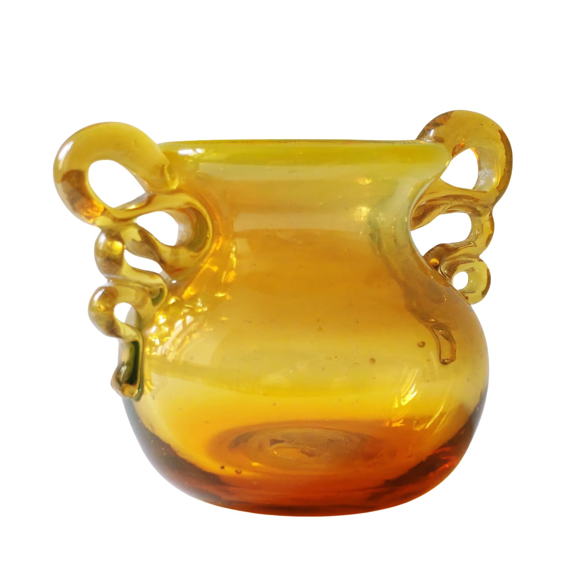 Wazon, multikolor, szkło, proj. M. Jakubas, Polska, lata 70. - 99685