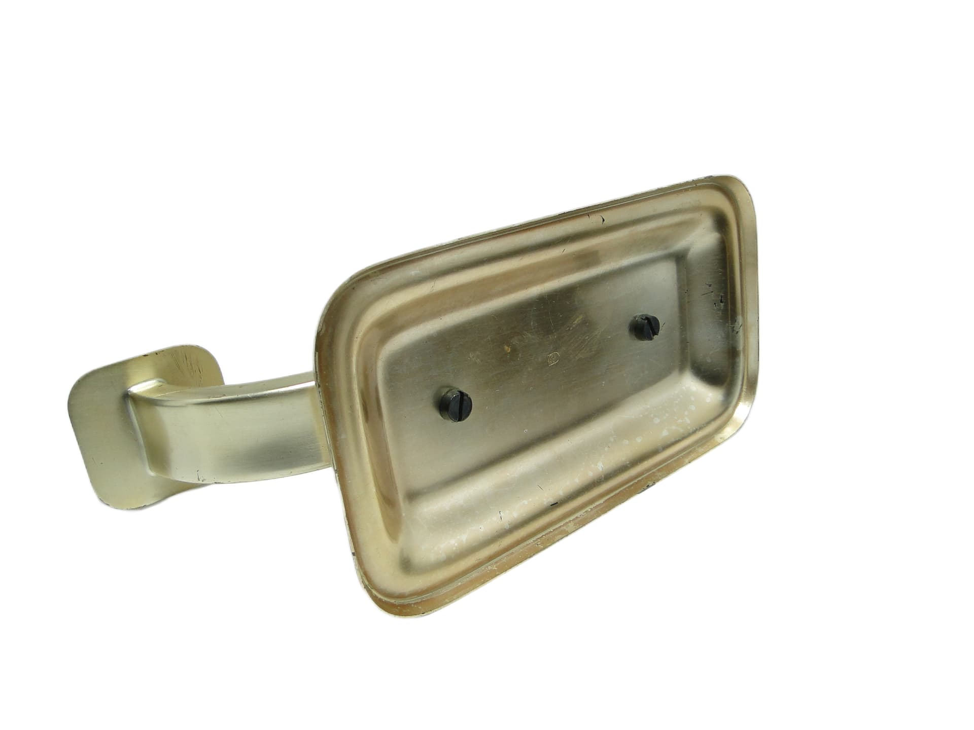 Świecznik trójramienny, Art Deco, mosiądz srebrzony, Quist, Niemcy, lata 50. - 99410