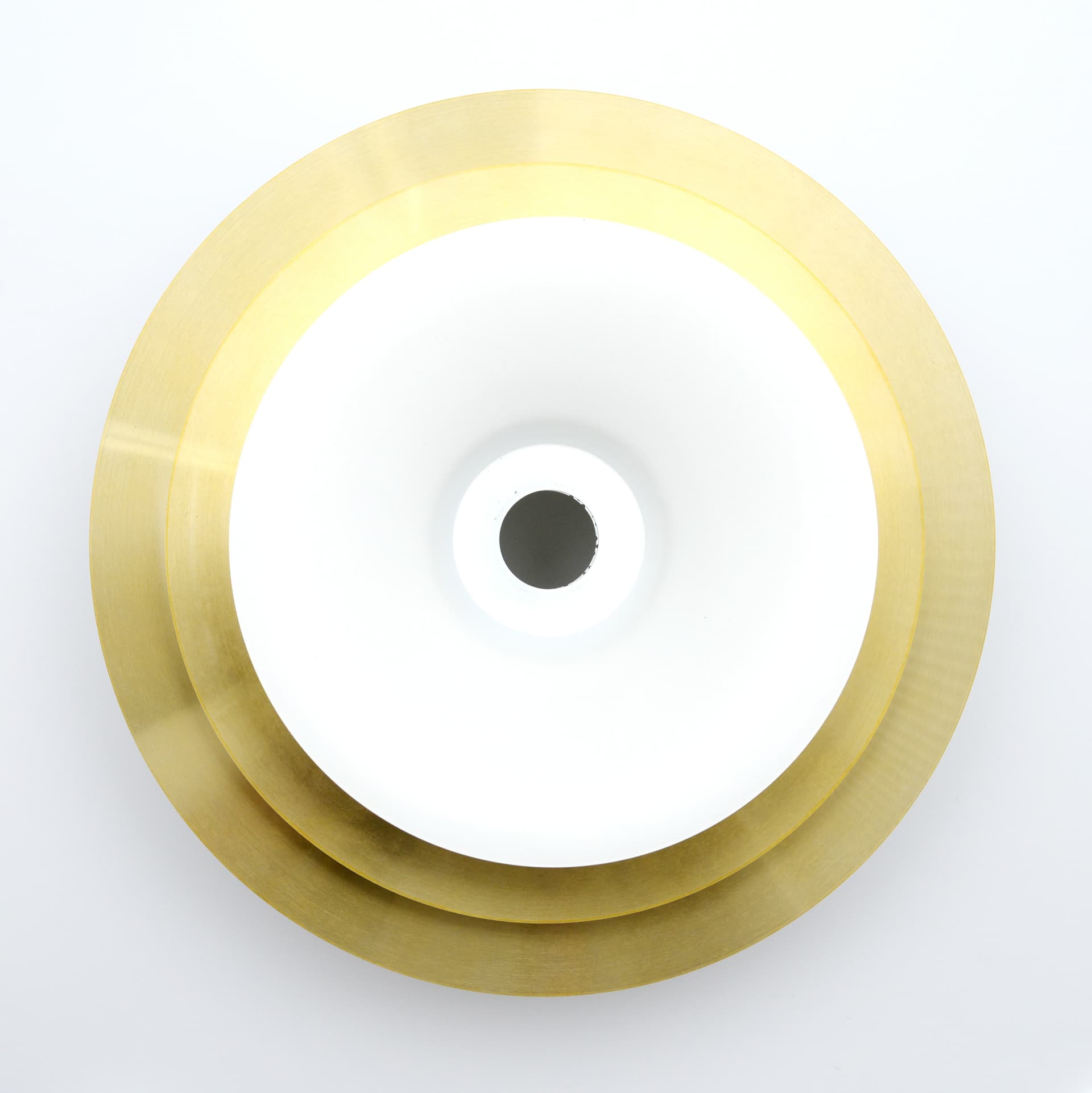 Pendant lamp, golden, Denmark, 1970s - 99890