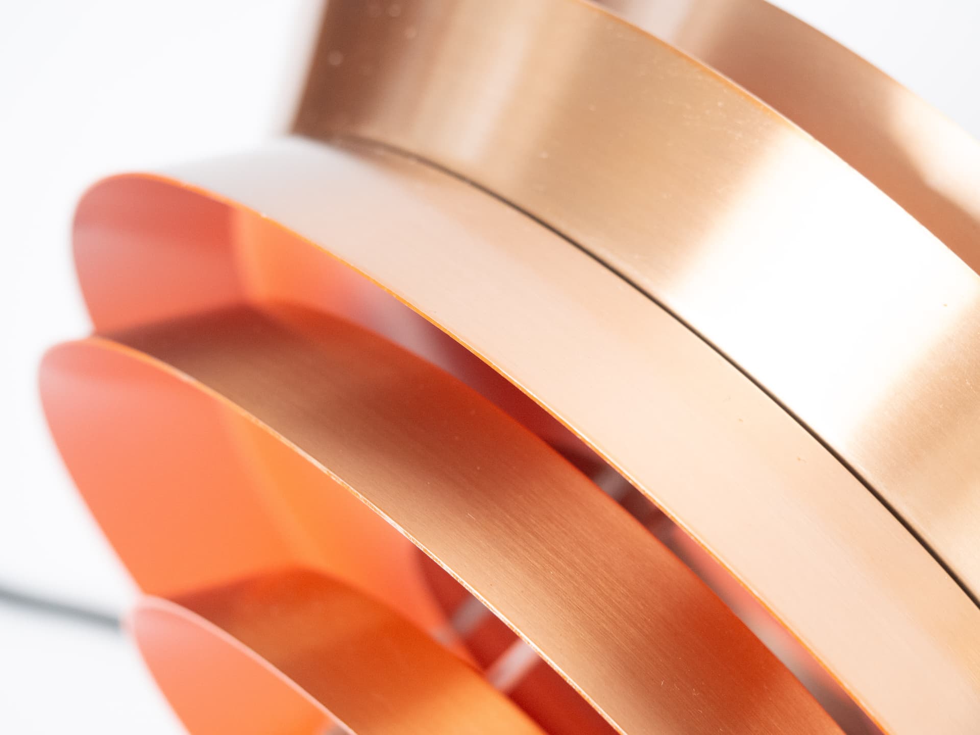 Ivory White Aluminum PH 4/3 Pendant Lamp, by P. Henningsen for Louis Poulsen, Denmark, 1960s - 100124