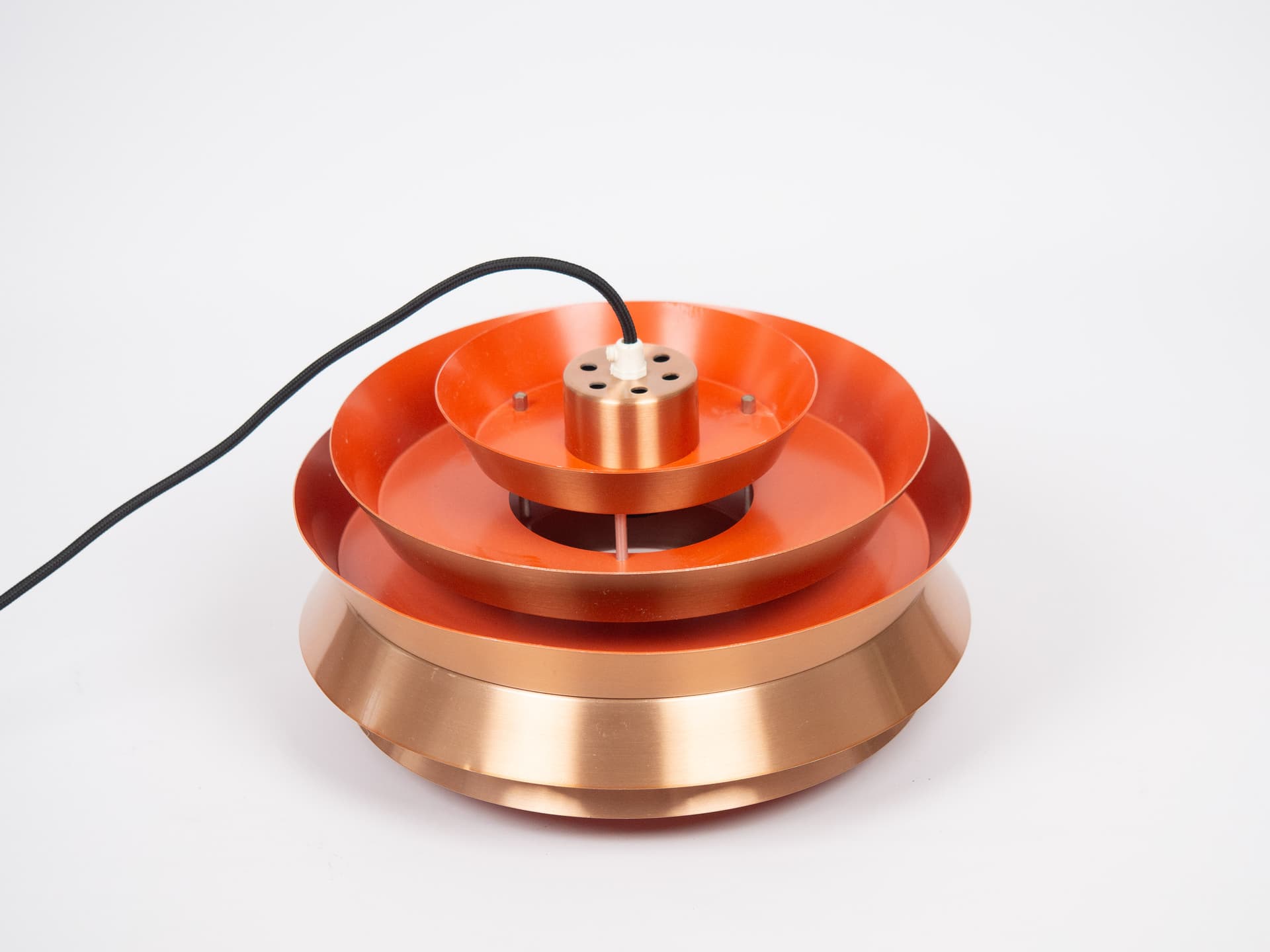 Ivory White Aluminum PH 4/3 Pendant Lamp, by P. Henningsen for Louis Poulsen, Denmark, 1960s - 100118