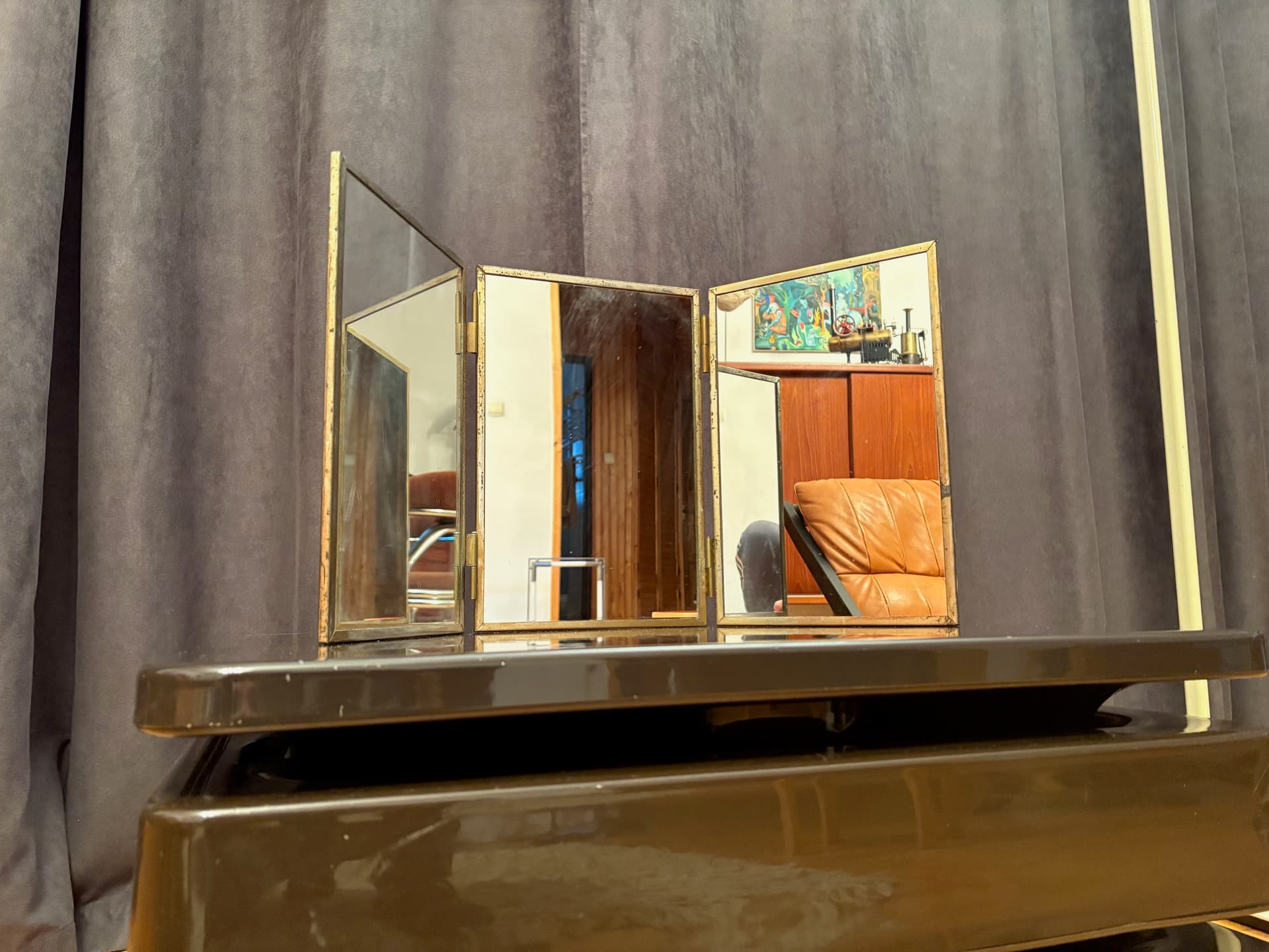 Tryptyk luster, Francja, lata 30. - 100233