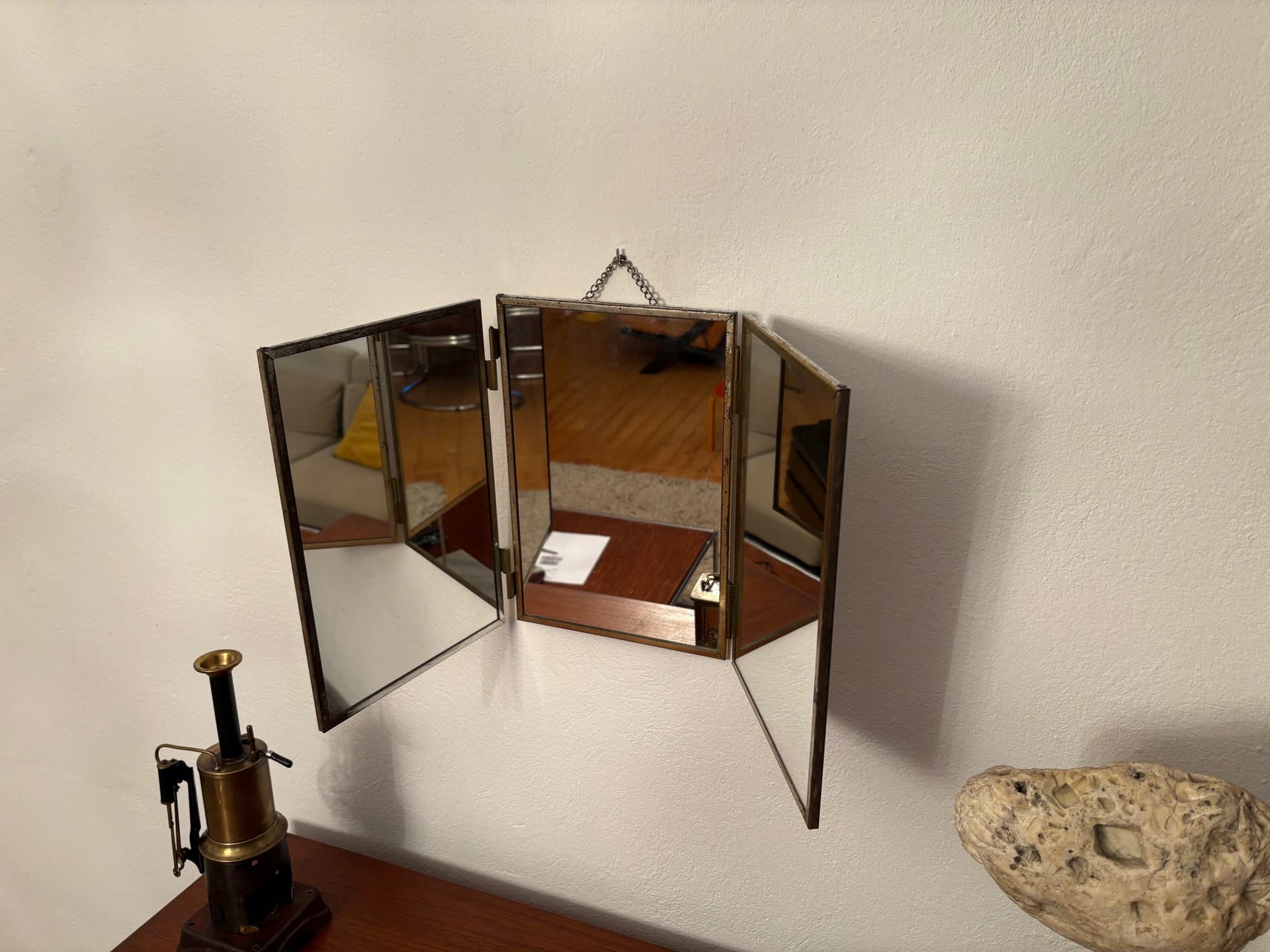 Tryptyk luster, Francja, lata 30. - 100244