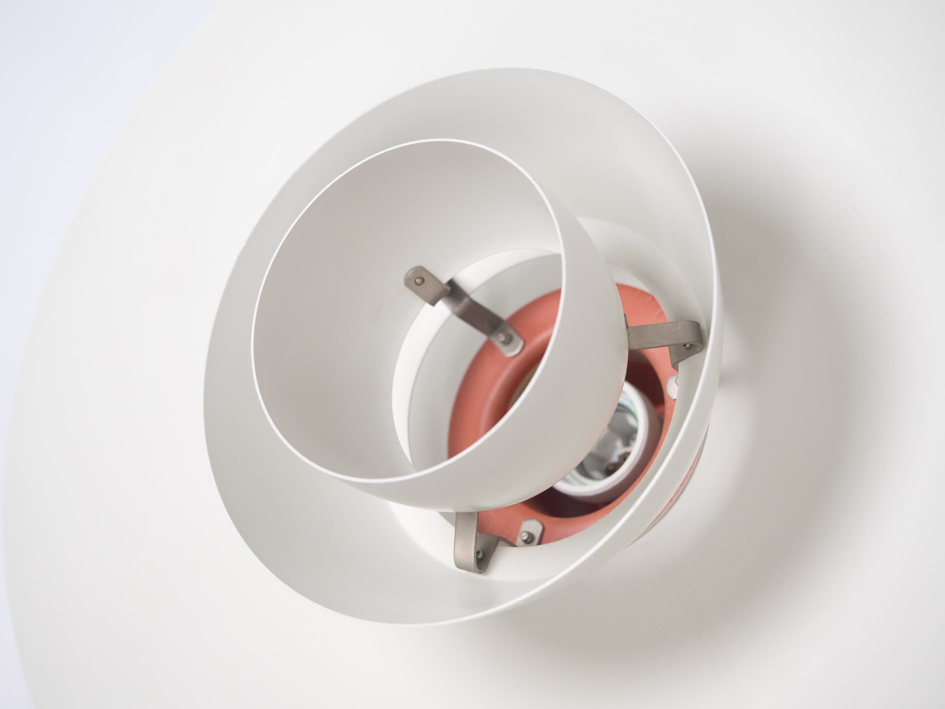 Lampa wisząca PH 4/3, niebieska, proj. P. Henningsen, Louis Poulsen, Dania, lata 60. - 100453