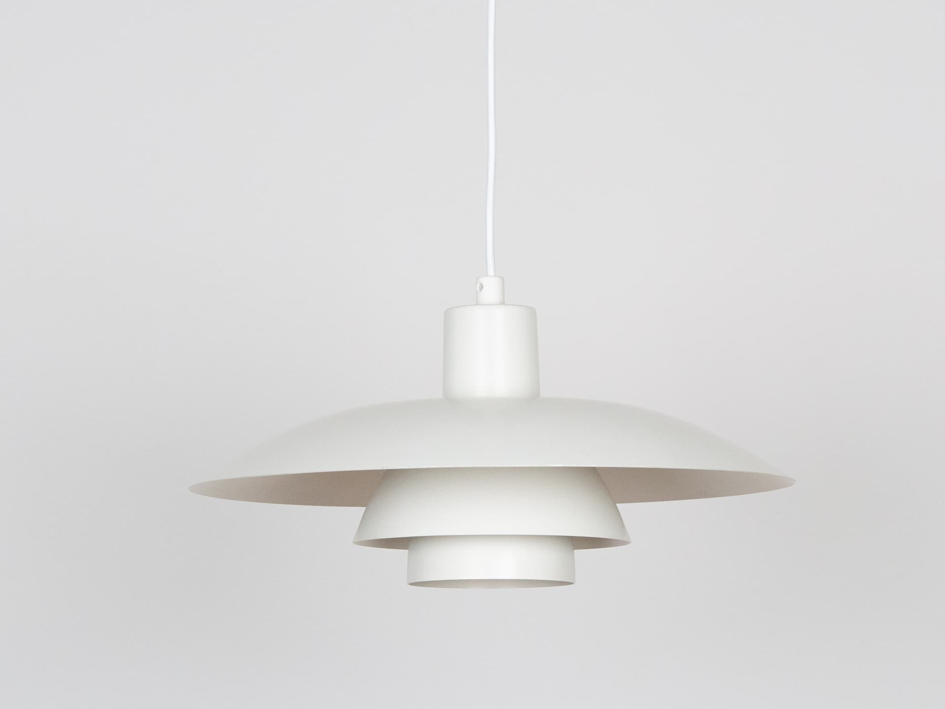 Lampa wisząca PH 4/3, niebieska, proj. P. Henningsen, Louis Poulsen, Dania, lata 60. - 100446