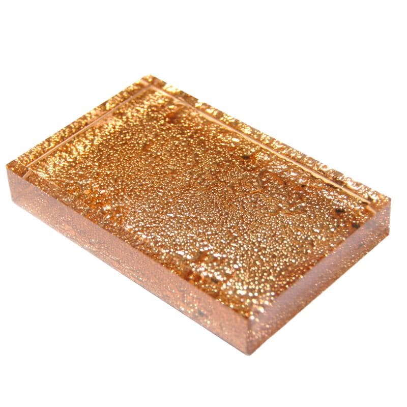 Morelowy przycisk do papierów ze szlifowanego szkła kryształowego, Belgia, lata 30/40