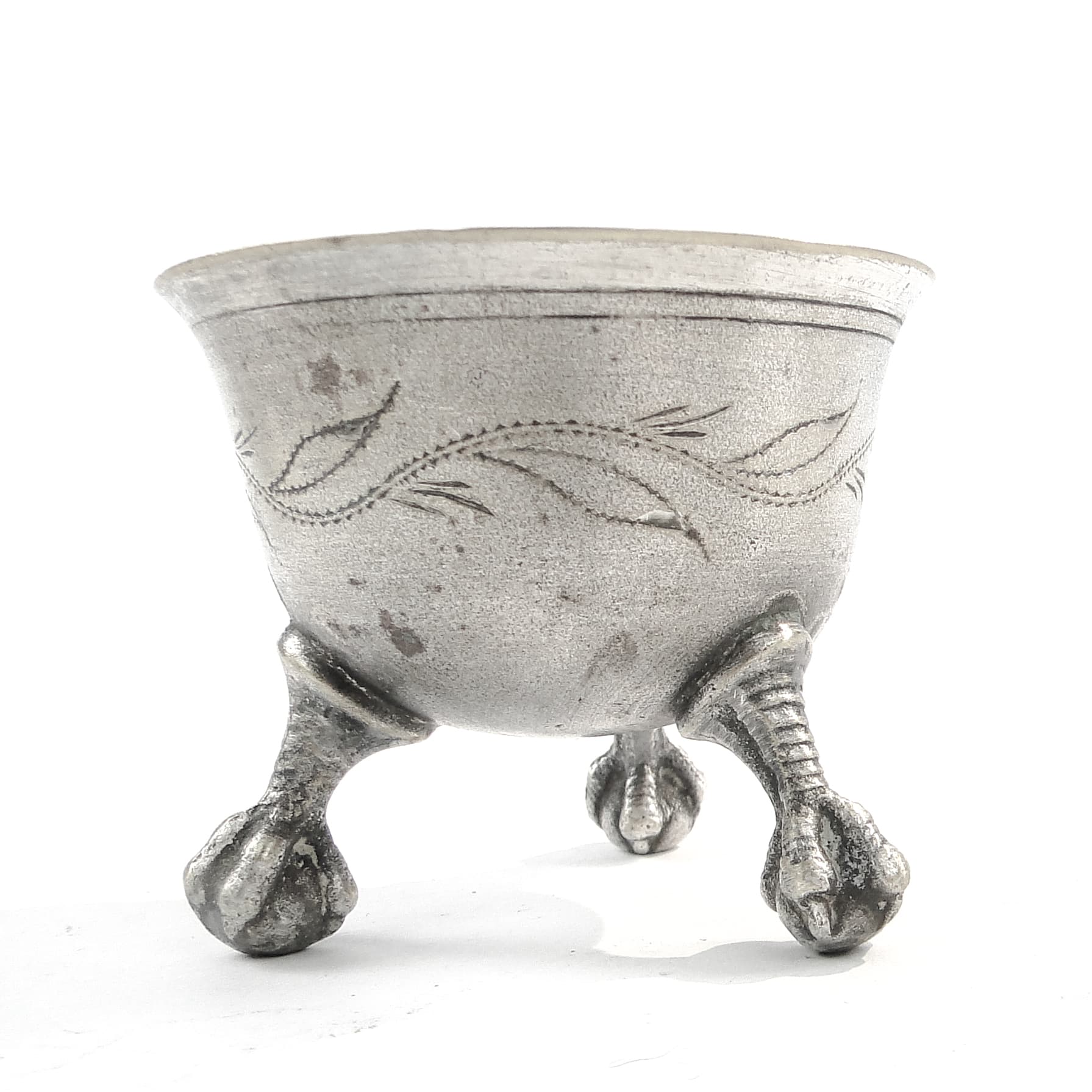 Solniczka neoklasycystyczna, mosiądz srebrzony, Norblin, Polska, XIX w. - 100911