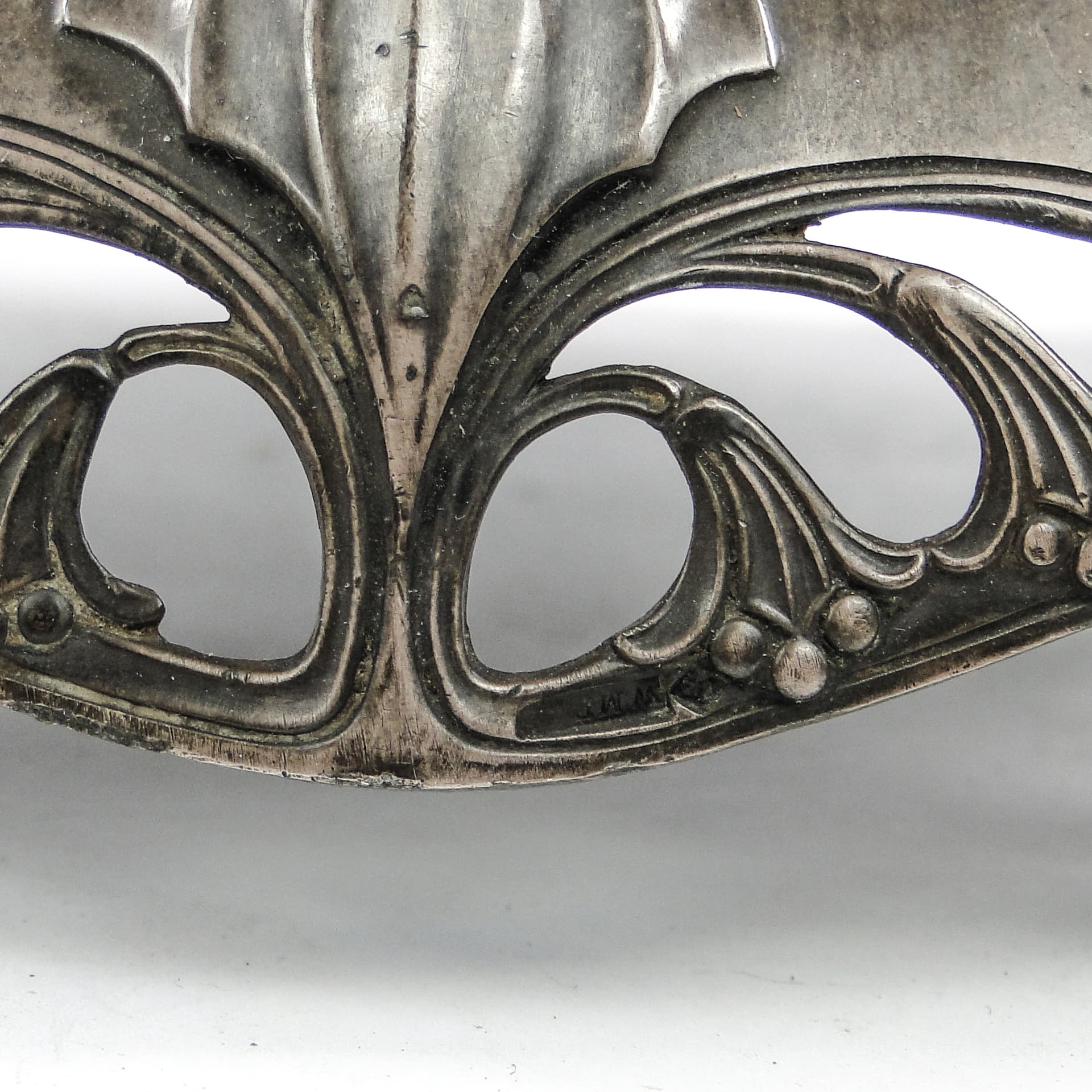 Figural Fruit Knife Stand, silver brass, Fraget, Poland, 19th c. - 100998