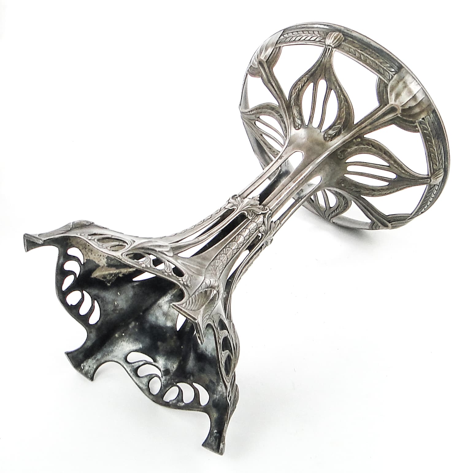 Figural Fruit Knife Stand, silver brass, Fraget, Poland, 19th c. - 100996