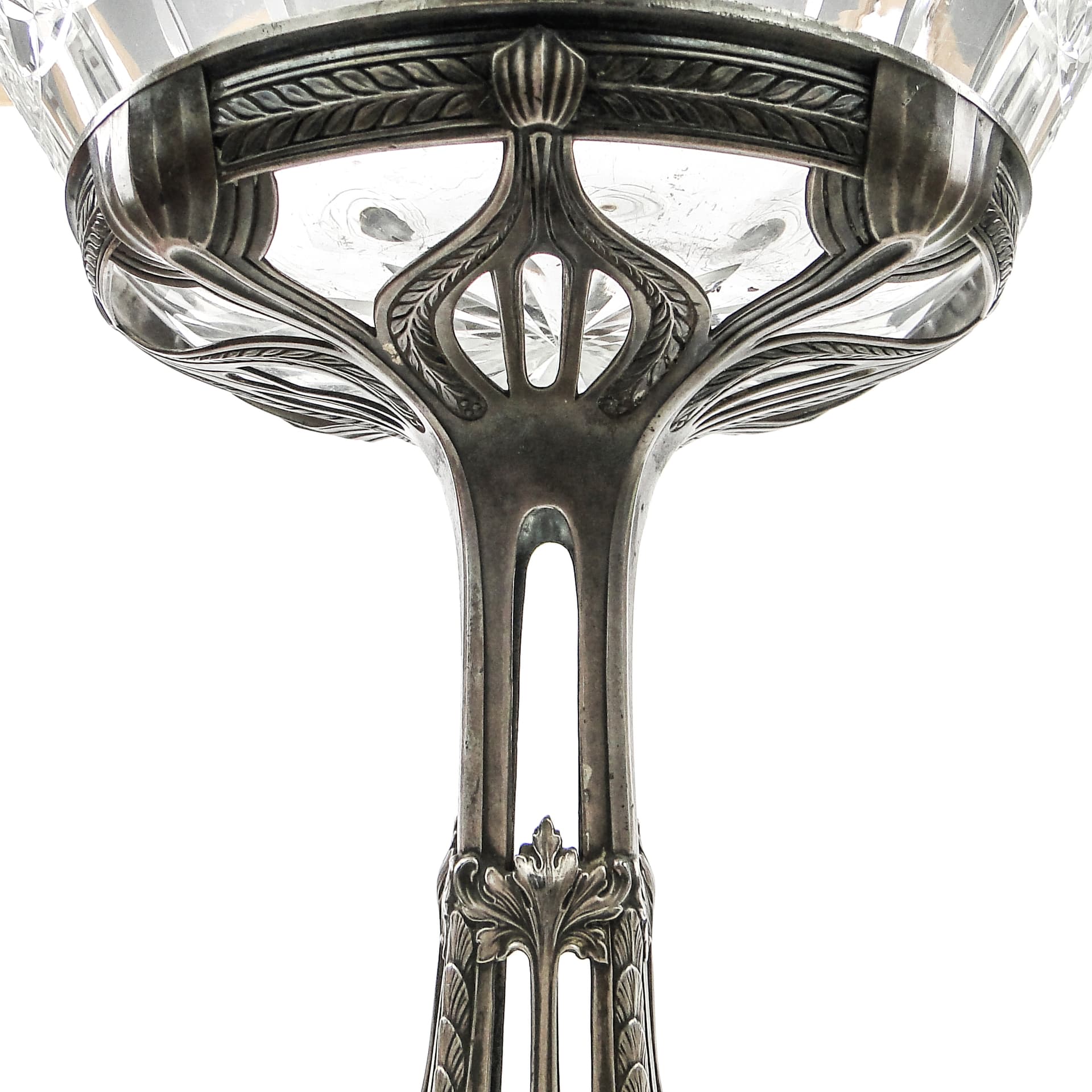 Figural Fruit Knife Stand, silver brass, Fraget, Poland, 19th c. - 100997