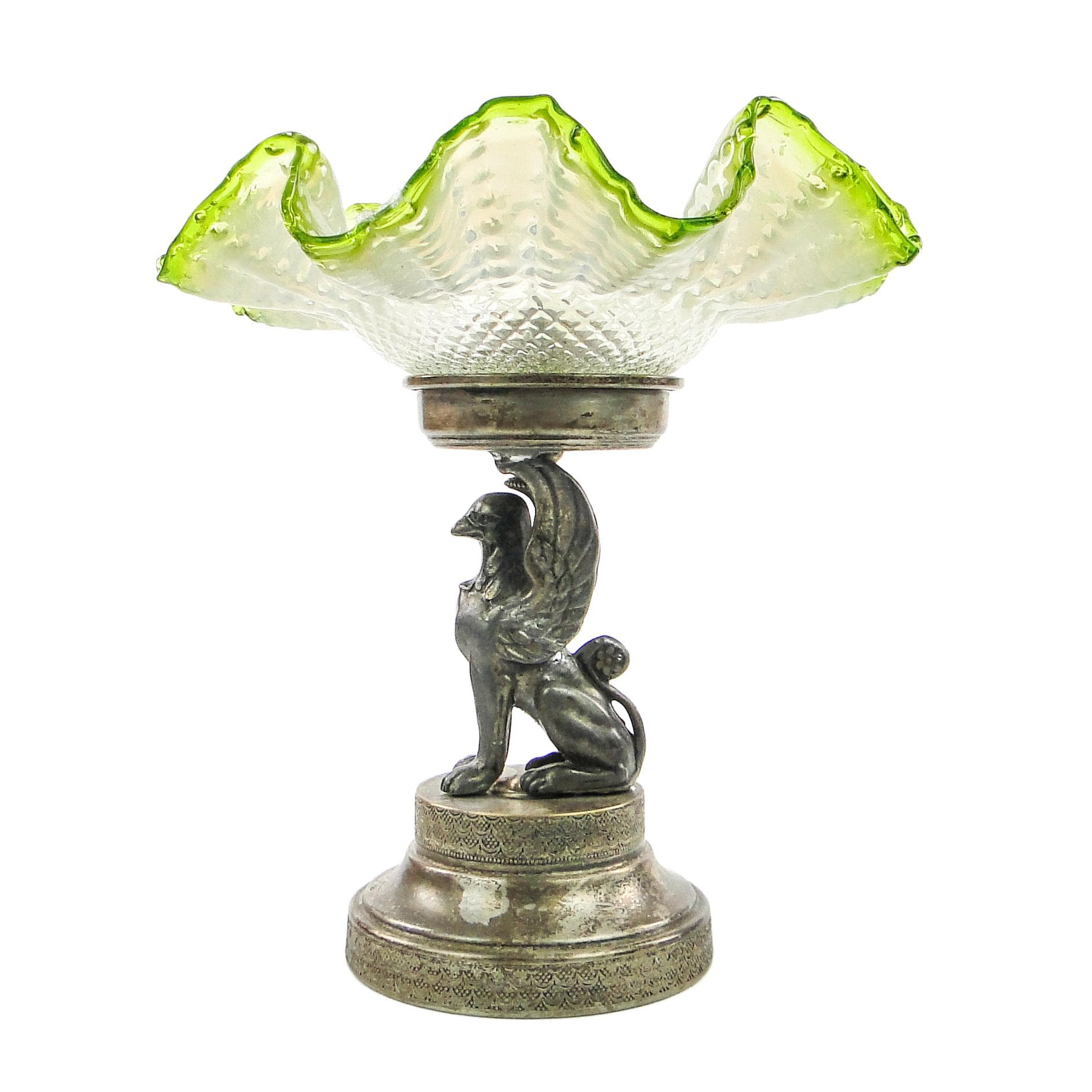 Figural Fruit Knife Stand, silver brass, Fraget, Poland, 19th c.