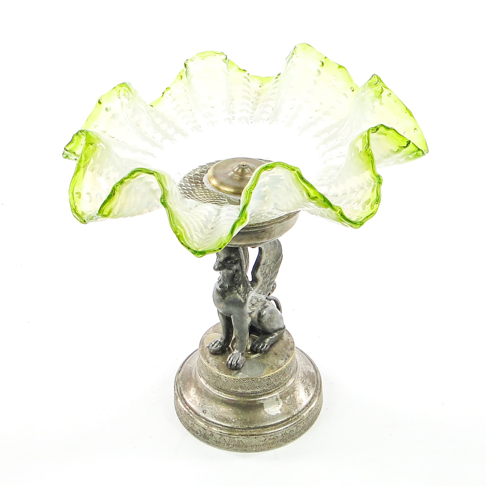 Figural Fruit Knife Stand, silver brass, Fraget, Poland, 19th c. - 101025