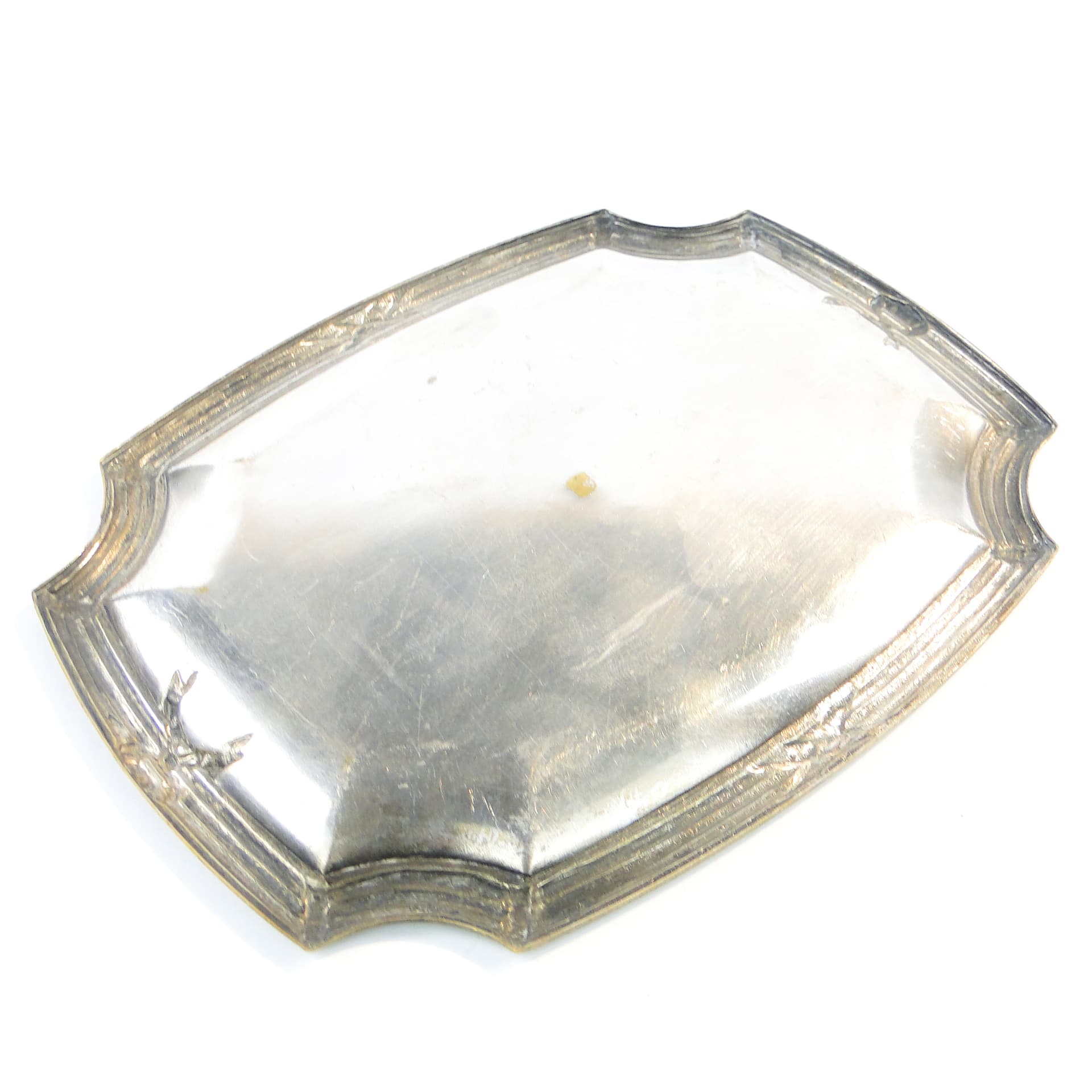 Card tray, silver-plated brass, Germany, 1920s. - 101127