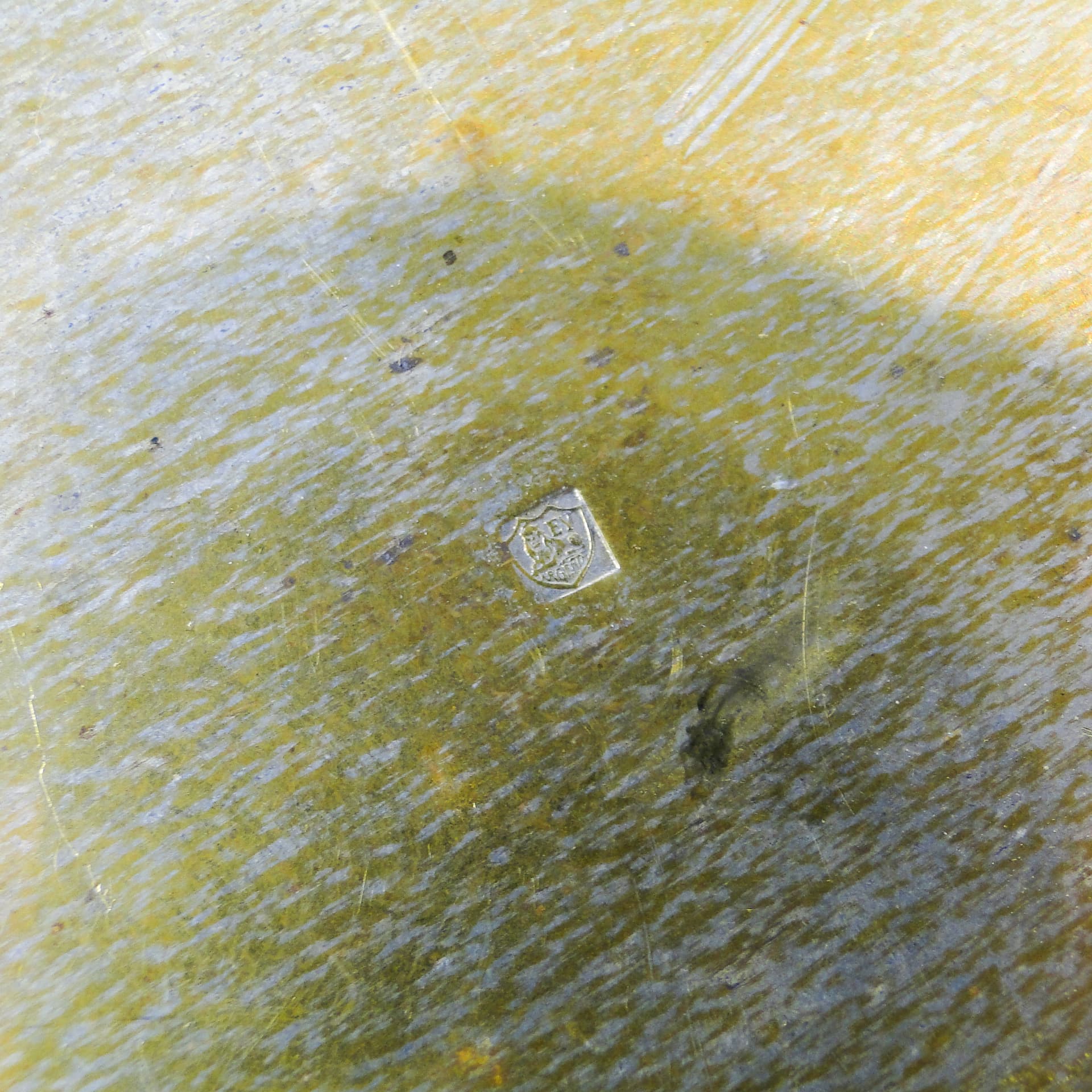 Card tray, silver-plated brass, Germany, 1920s. - 101129