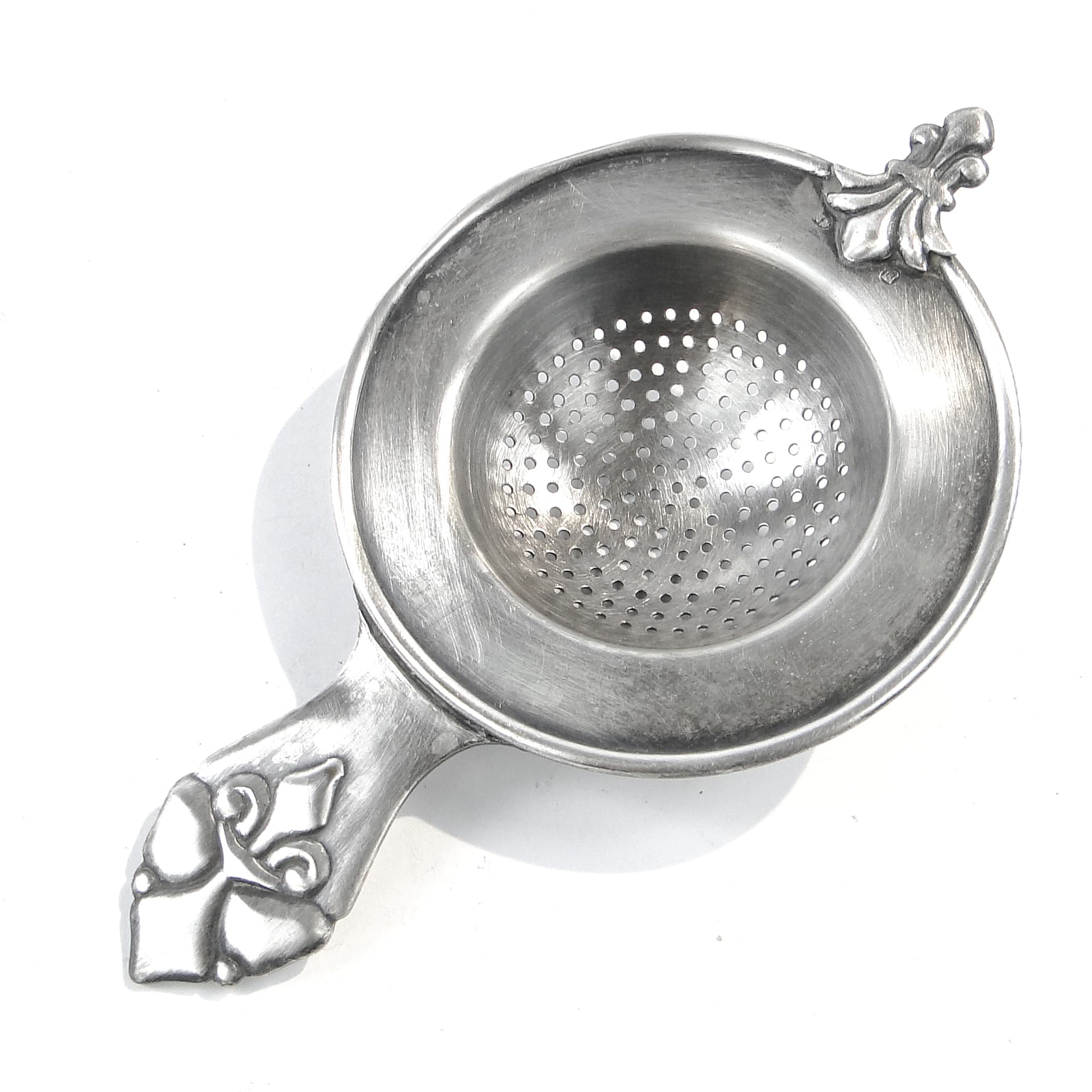 Zaparzacz do herbaty, mosiądz srebrzony, Victoria, Szwecja, lata 30.