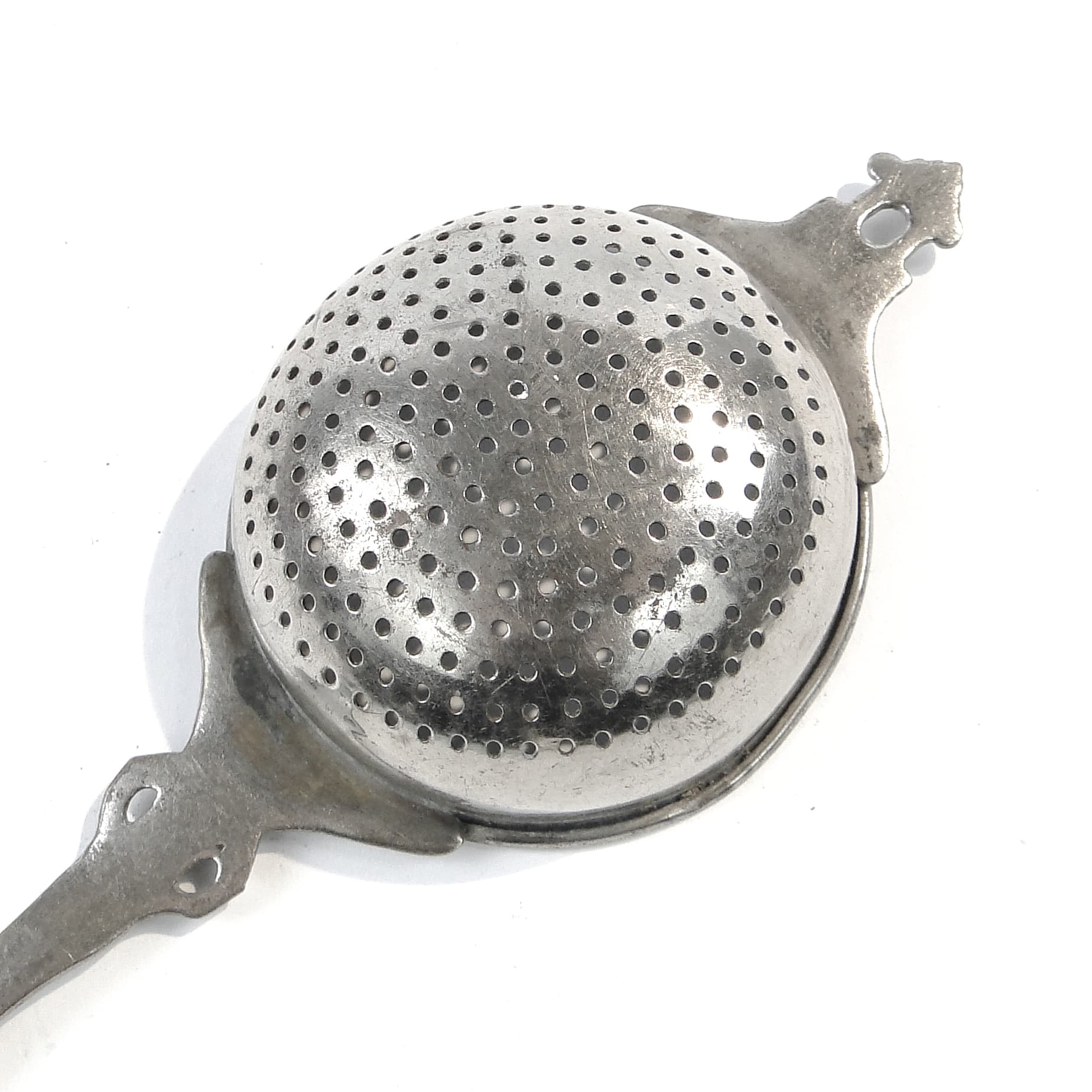 Zaparzacz do herbaty, mosiądz srebrzony, Szwecja, lata 30. - 101169