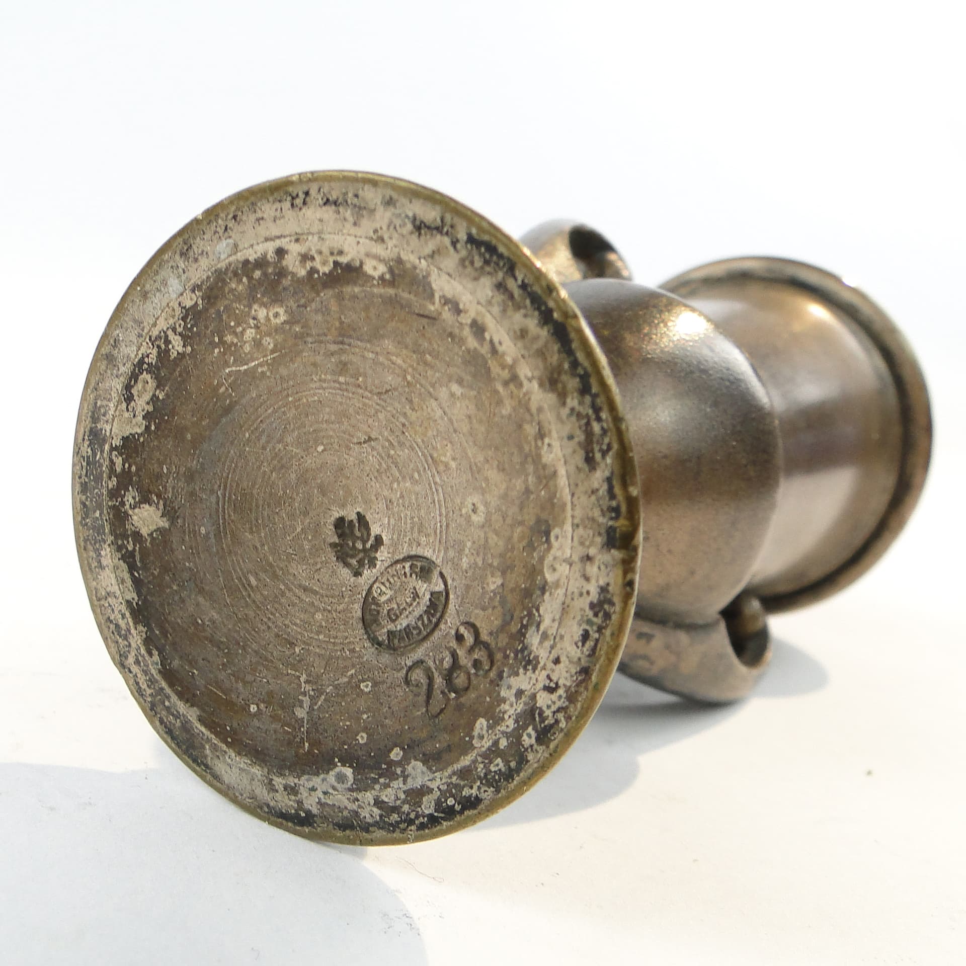 Wykałacznik, Art Nouveau, miedź srebrzona, Norblin, Polska, początek XX w. - 101305