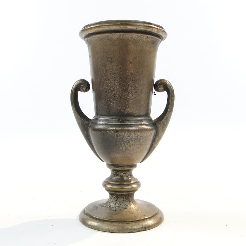 Wykałacznik, Art Nouveau, miedź srebrzona, Norblin, Polska, początek XX w.