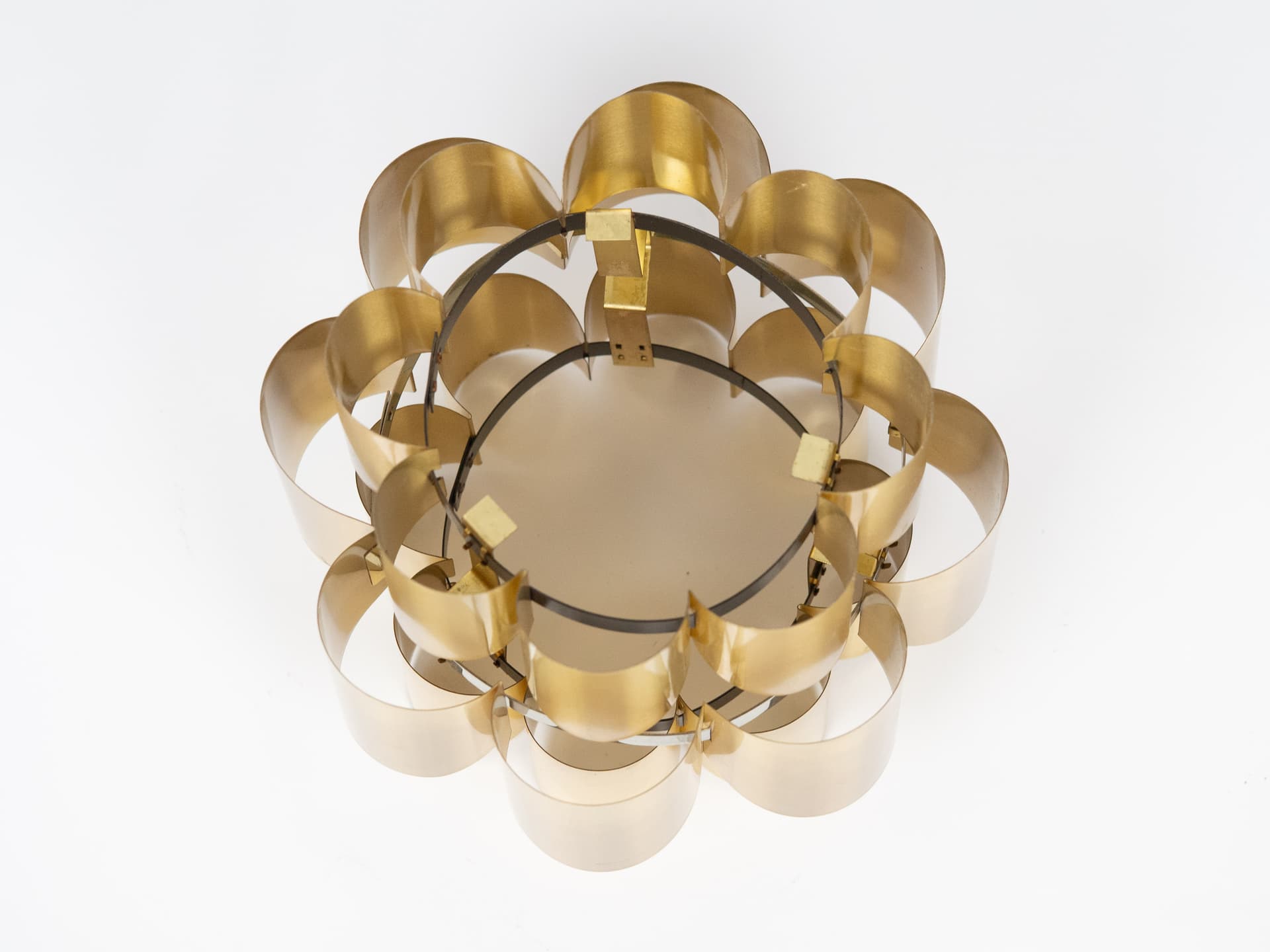 Para mosiężnych lamp proj. Werner Schou, Dania, lata 60 - 101356