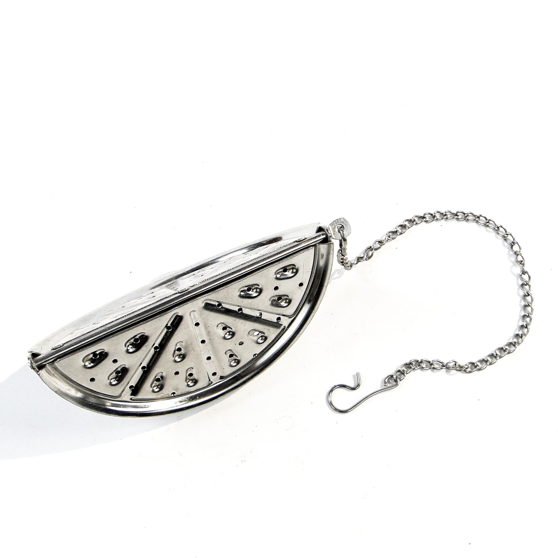 Tea infuser spoon, silver steel, Poland, 1970s. - 101380