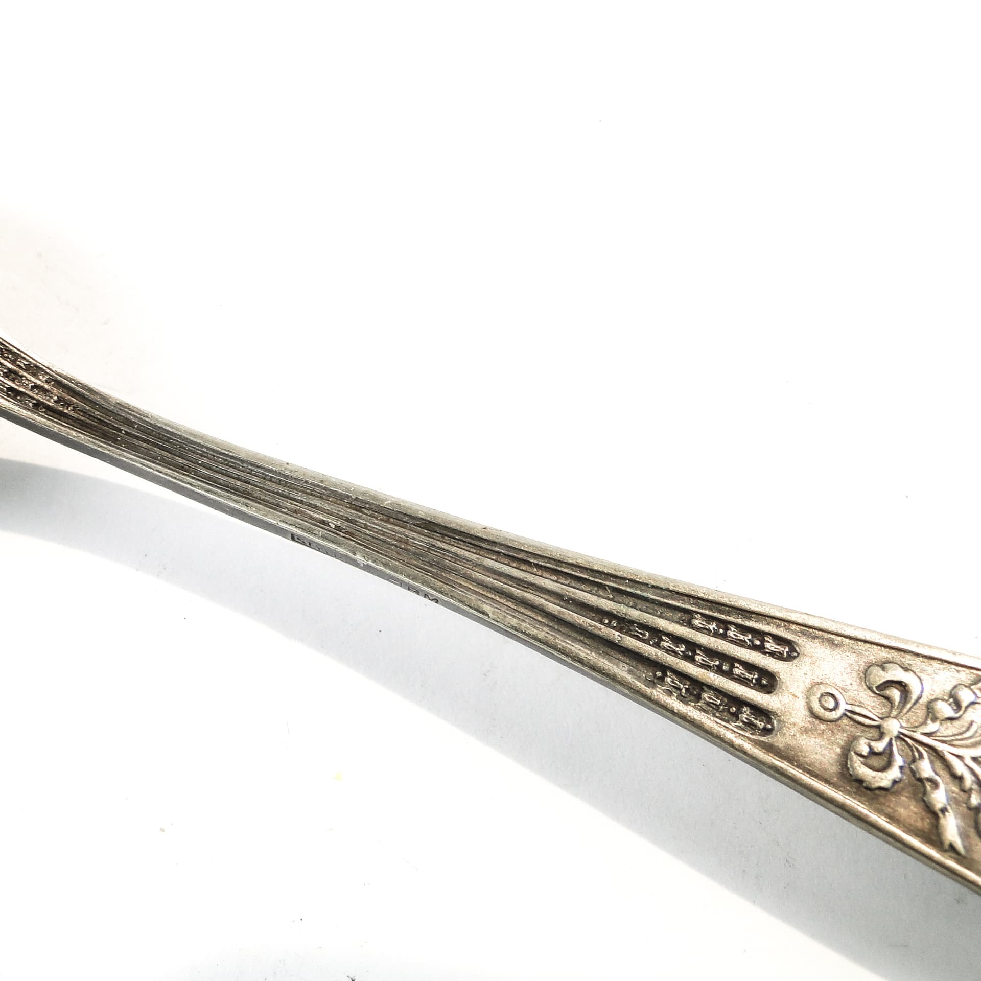 Art Deco sugar spoon, silver-plated brass, Platerstyl, Poland, 1930s. - 101559