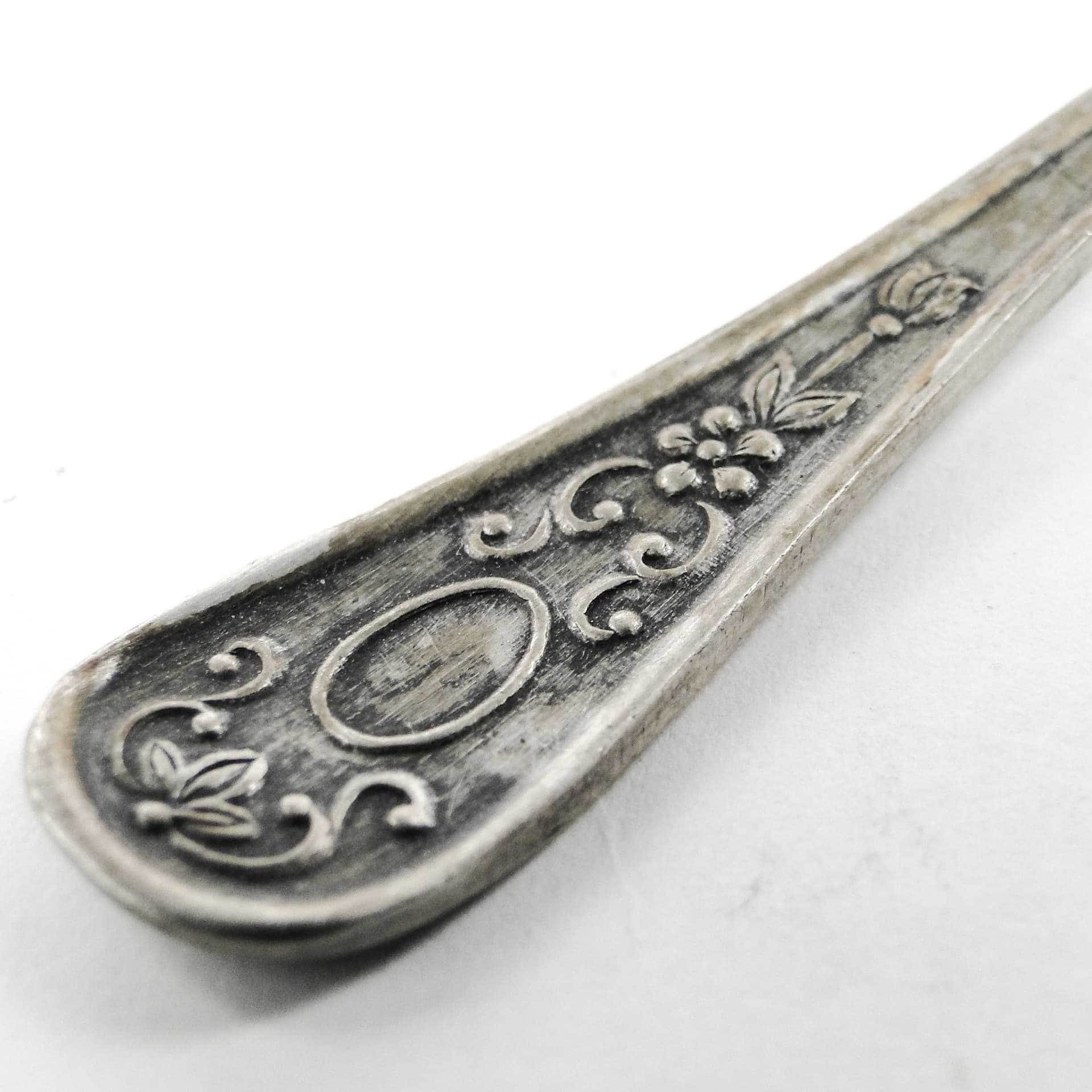 Łyżeczka do soli, mosiądz srebrzony, Szwecja, lata 60. - 101618