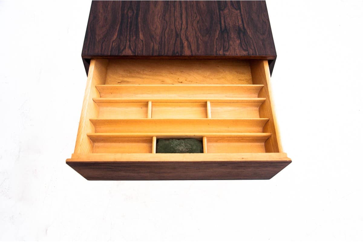 Palisandrowy stolik niciak, Dania, lata 60. - 58687