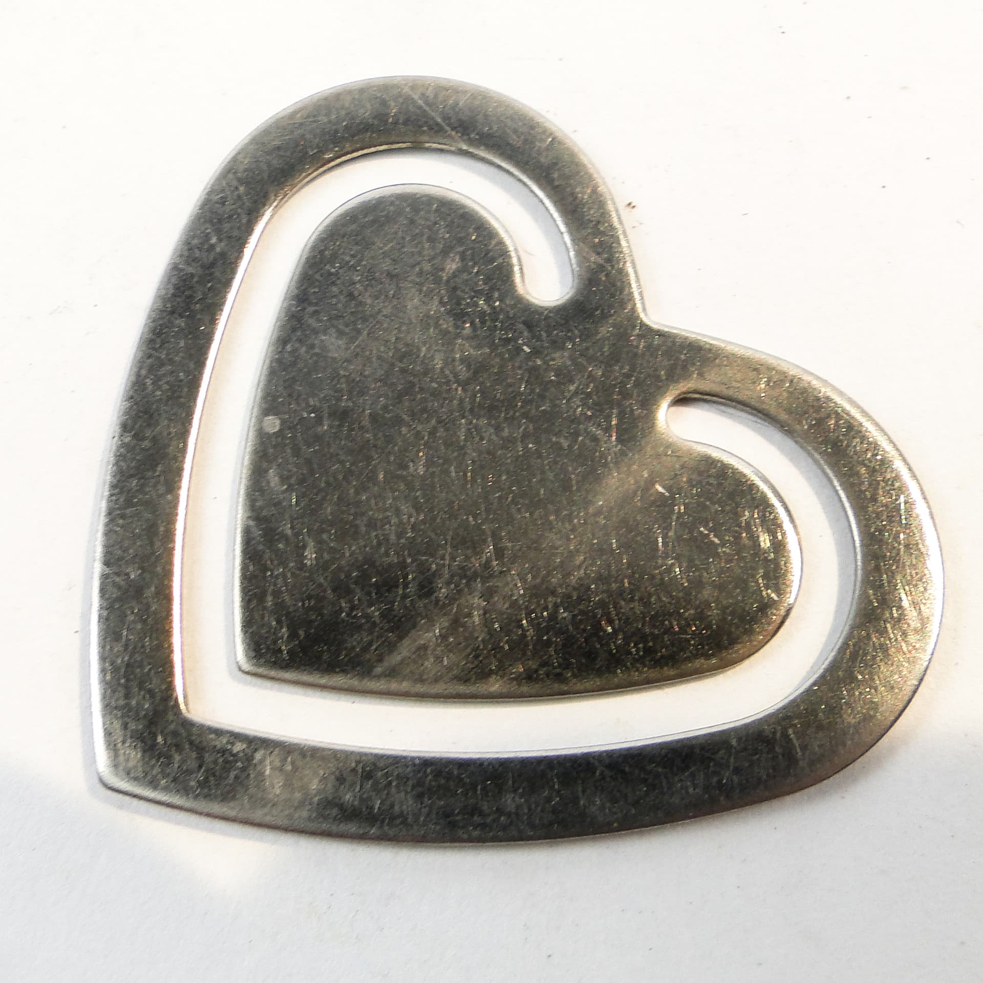 Bookmark, mid-century modern, metal, Poland, 1950s. - 101635