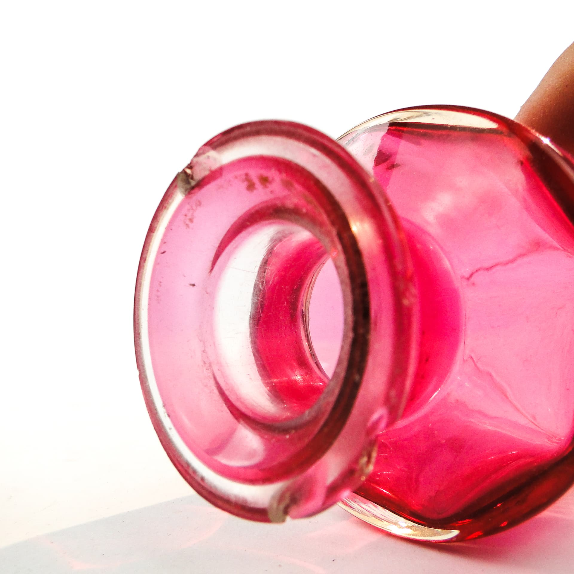 Karafka, Art Nouveau, szkło, Francja, początek XX w. - 101764