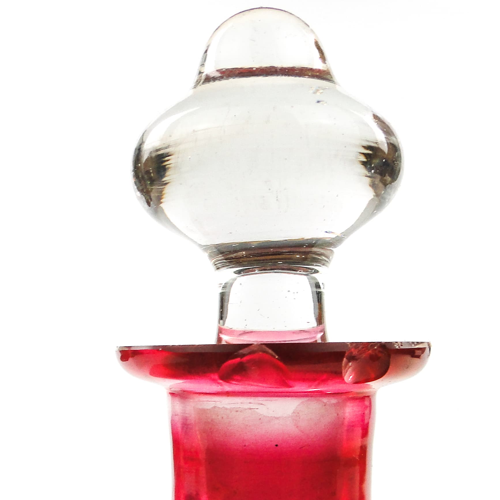 Karafka, Art Nouveau, szkło, Francja, początek XX w. - 101758