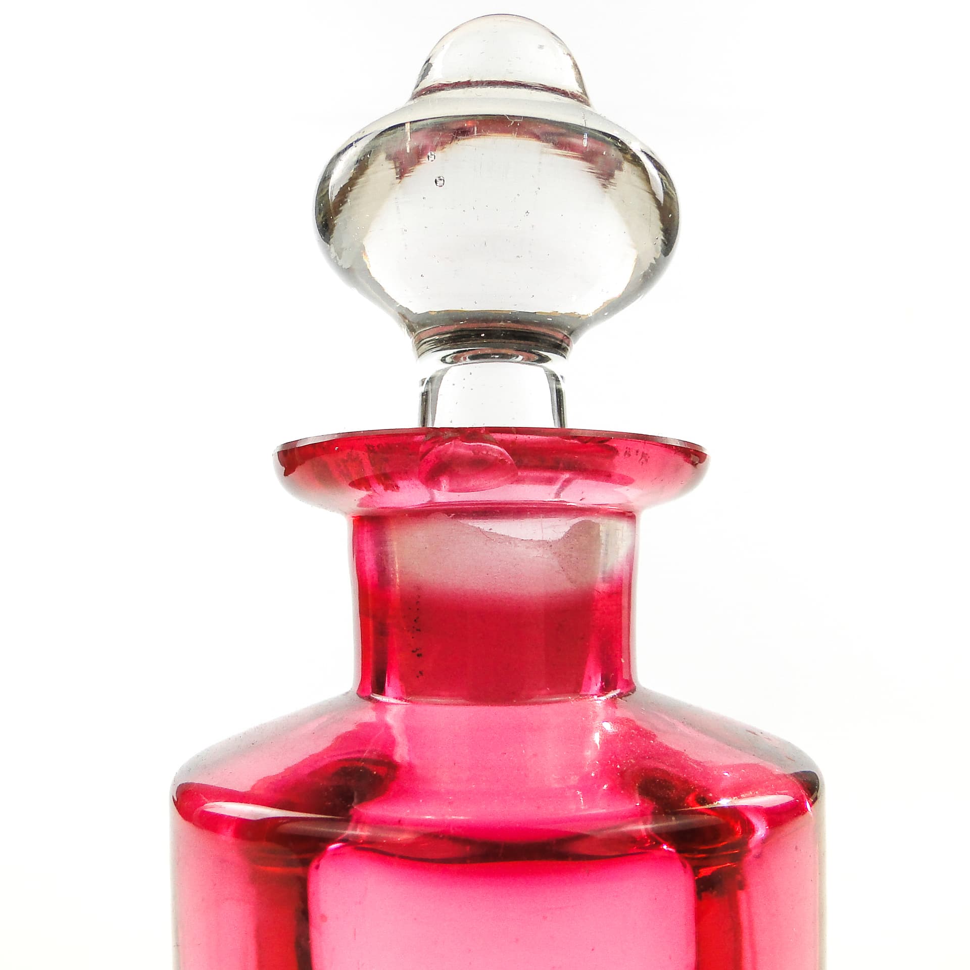 Karafka, Art Nouveau, szkło, Francja, początek XX w. - 101760