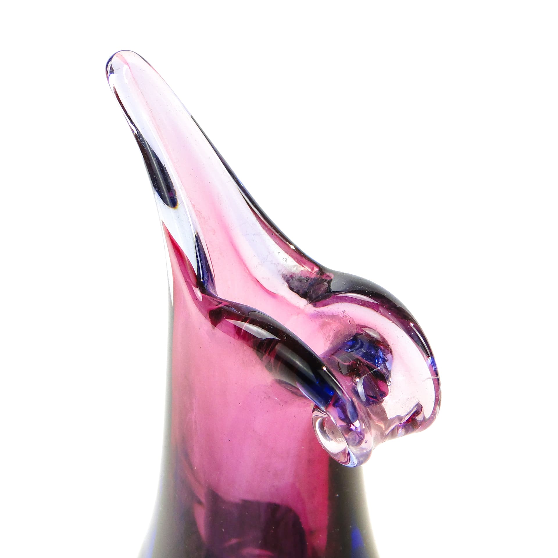 Wazon Murano, mid-century modern, szkło, Mandruzzato, Włochy, lata 50. - 101817