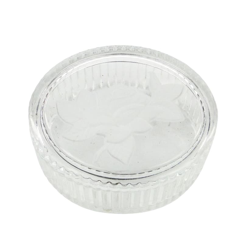 Puzdro toaletowe, mid-century modern, szkło, Niemcy, lata 50.