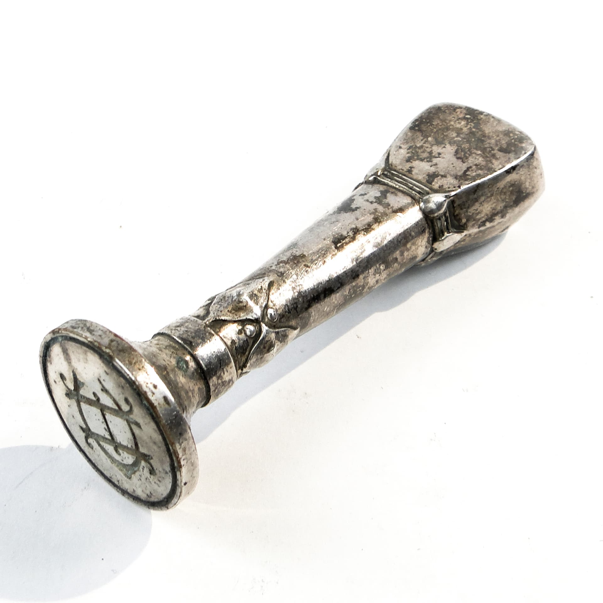 Stempel, Art Nouveau, mosiądz srebrzony, Austria, pocz. XX w. - 102224