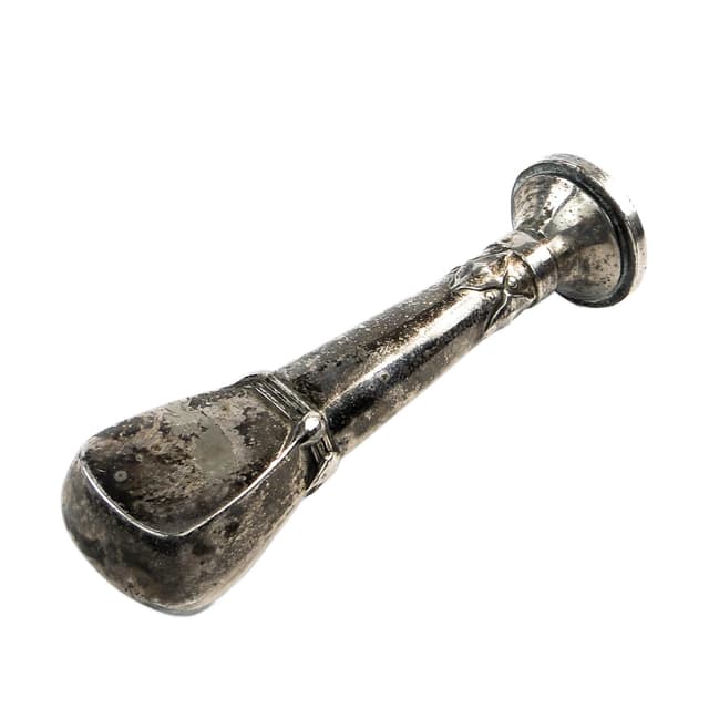 Stempel, Art Nouveau, mosiądz srebrzony, Austria, pocz. XX w. - WYMIARY