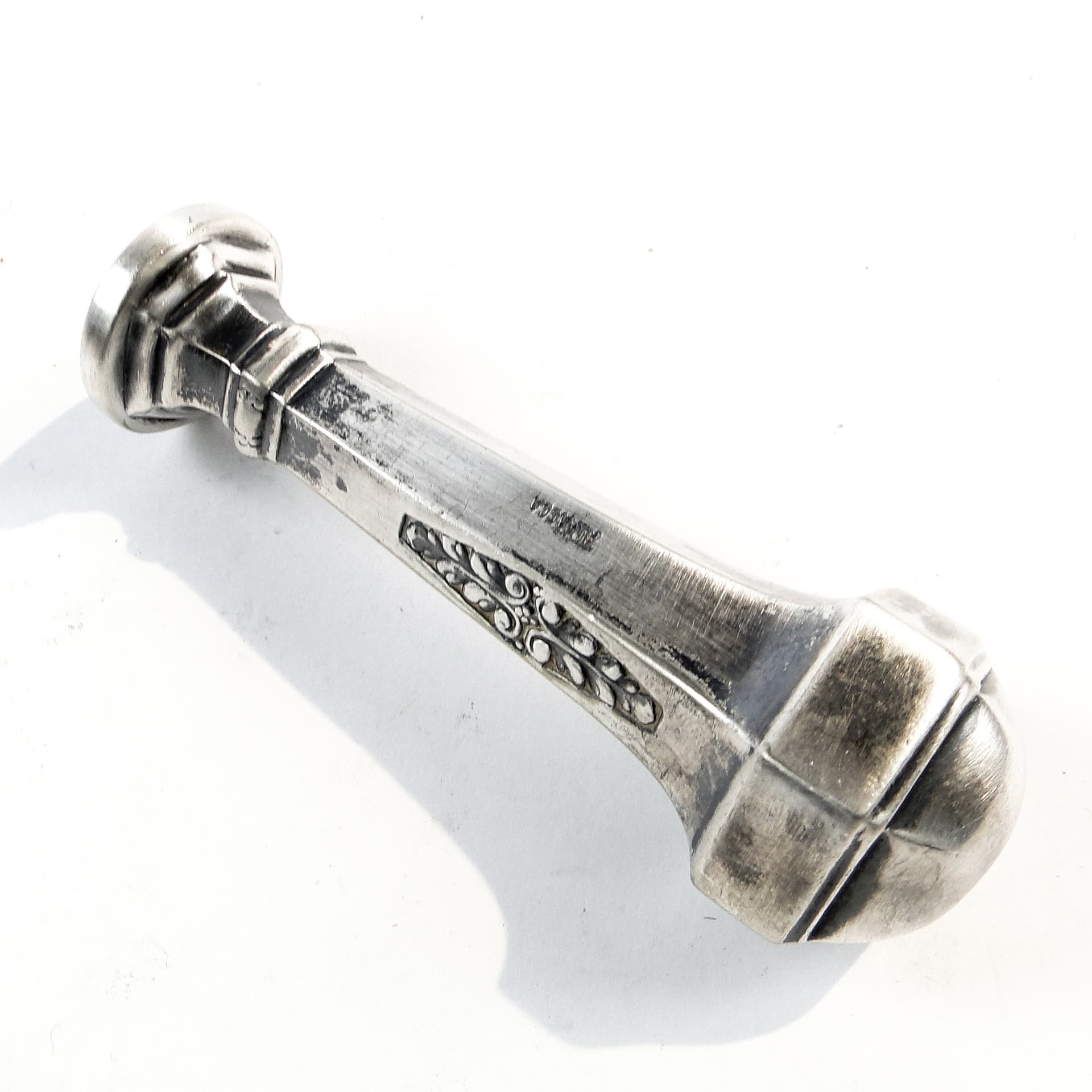 Stempel biurkowy Art Nouveau, mosiądz srebrzony, Austria, pocz. XX w. - 102252