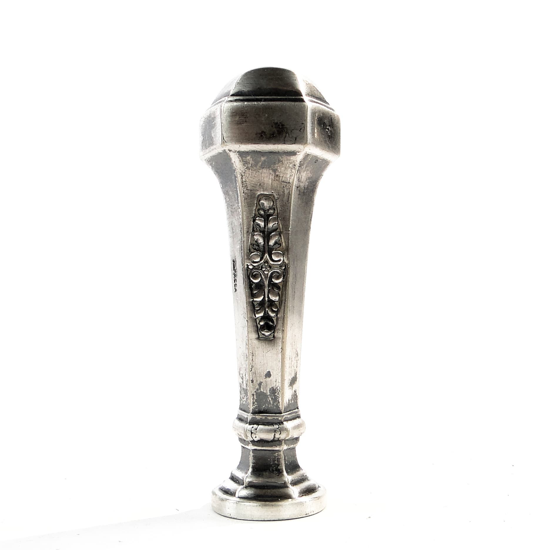 Stempel biurkowy Art Nouveau, mosiądz srebrzony, Austria, pocz. XX w. - 102246